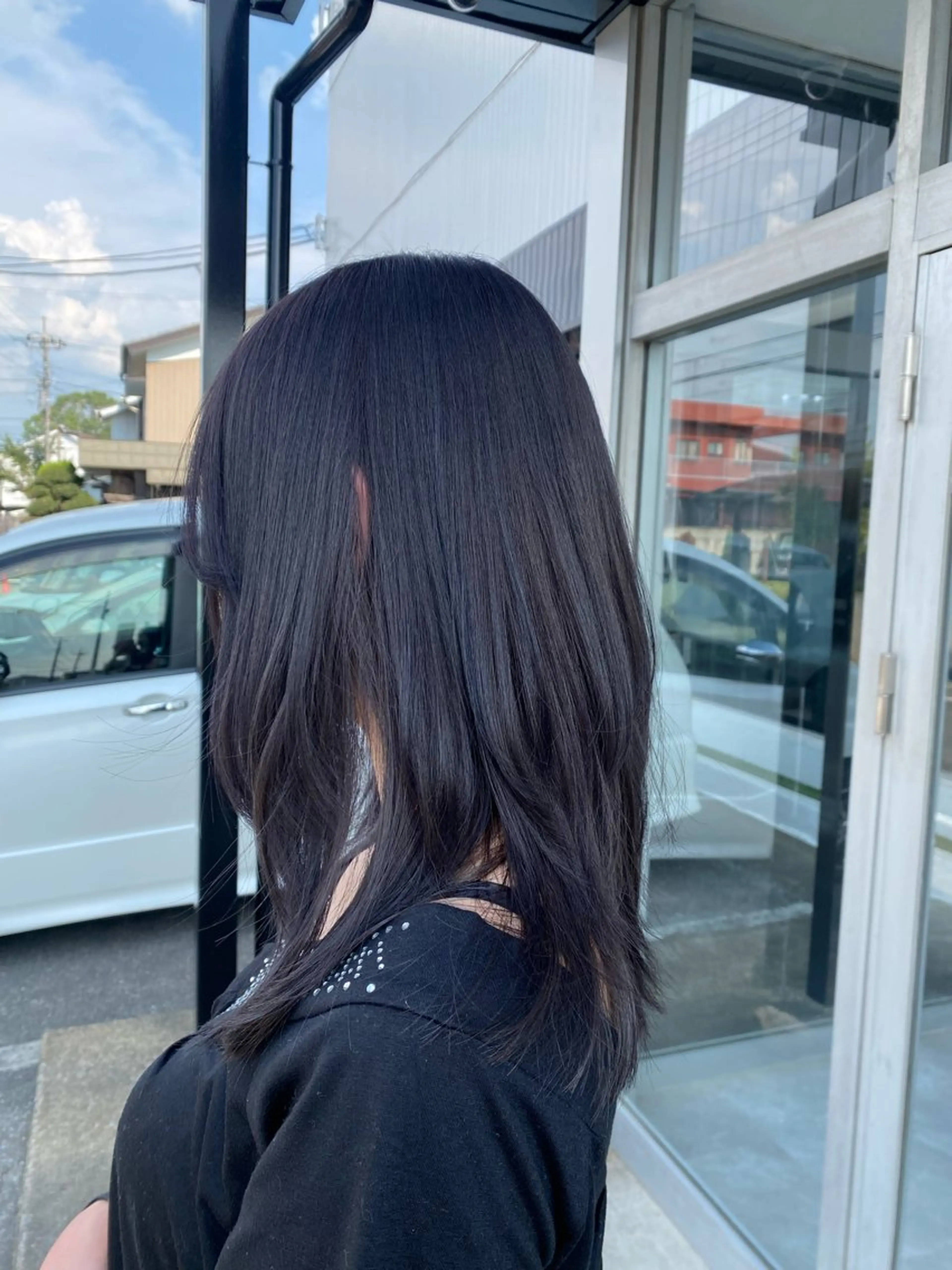 ミディアム カット ヘアカラー トリートメント JILL    hair所属・maki💖 ボブ/縮毛矯正のヘアスタイル