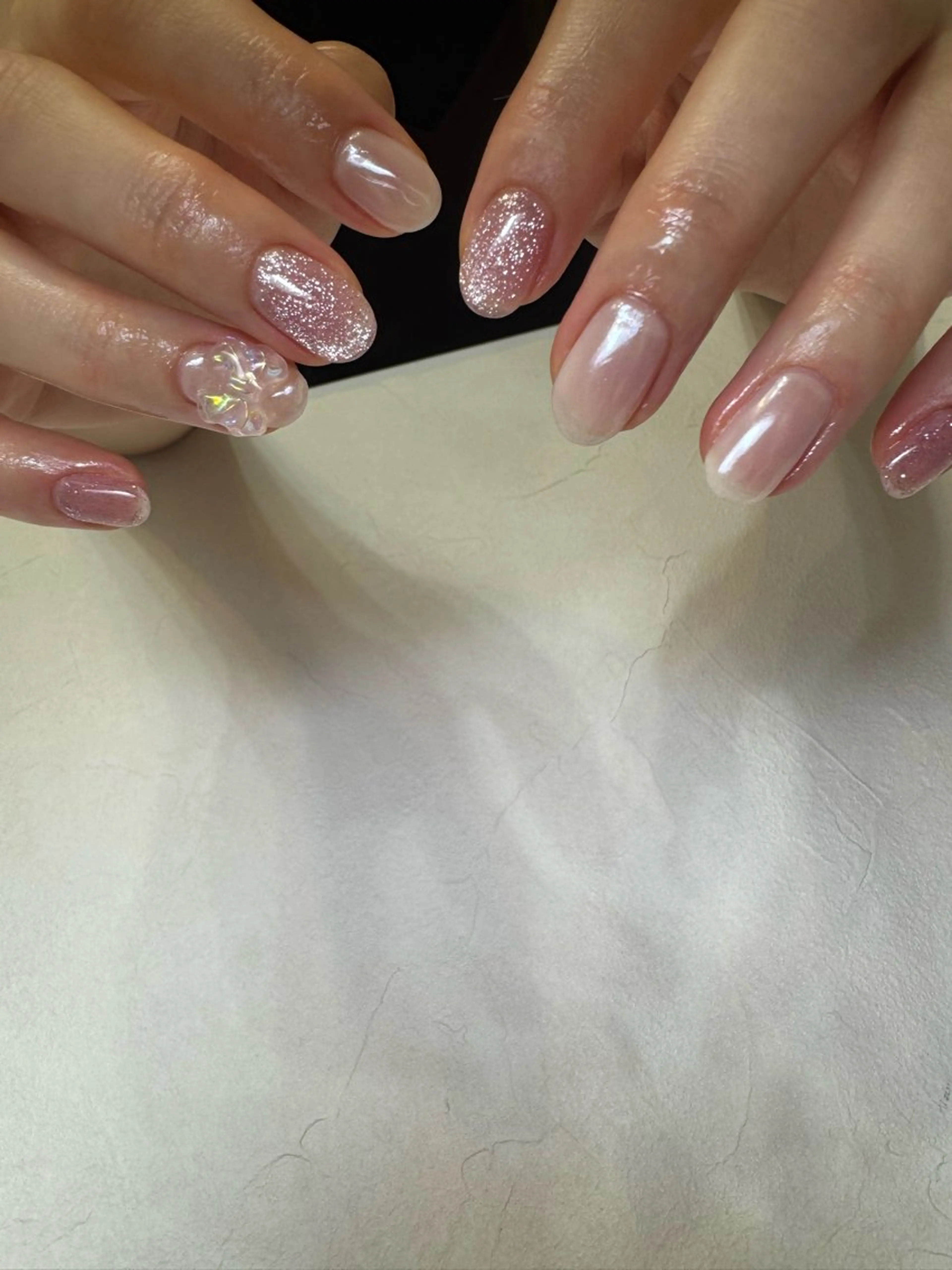 ネイル オーロラネイル フラッシュネイル Colorer'me クロレミーのネイルデザイン