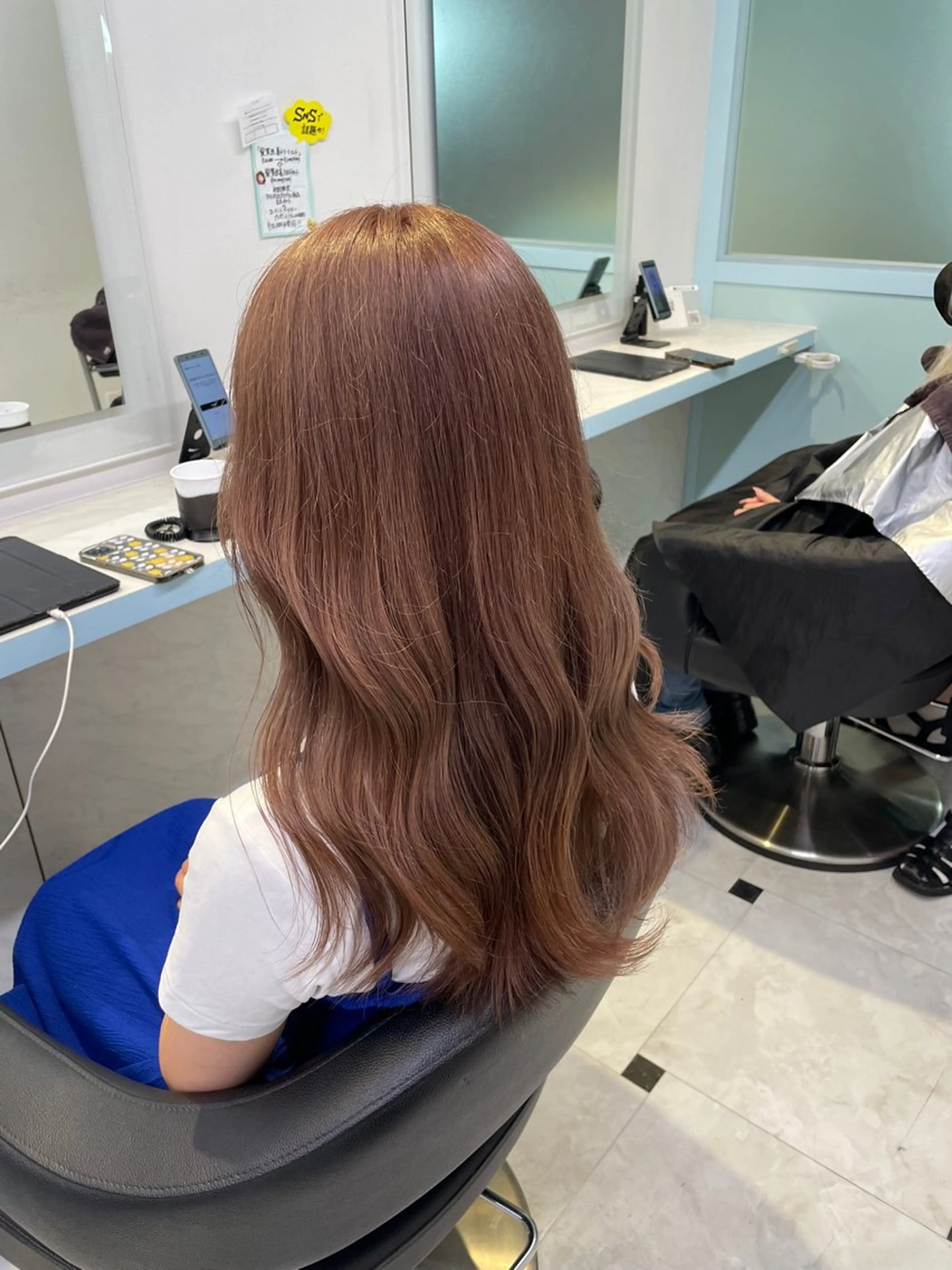 ロング カラー ハイトーン/韓国 レイヤー/るか🎀のヘアスタイル