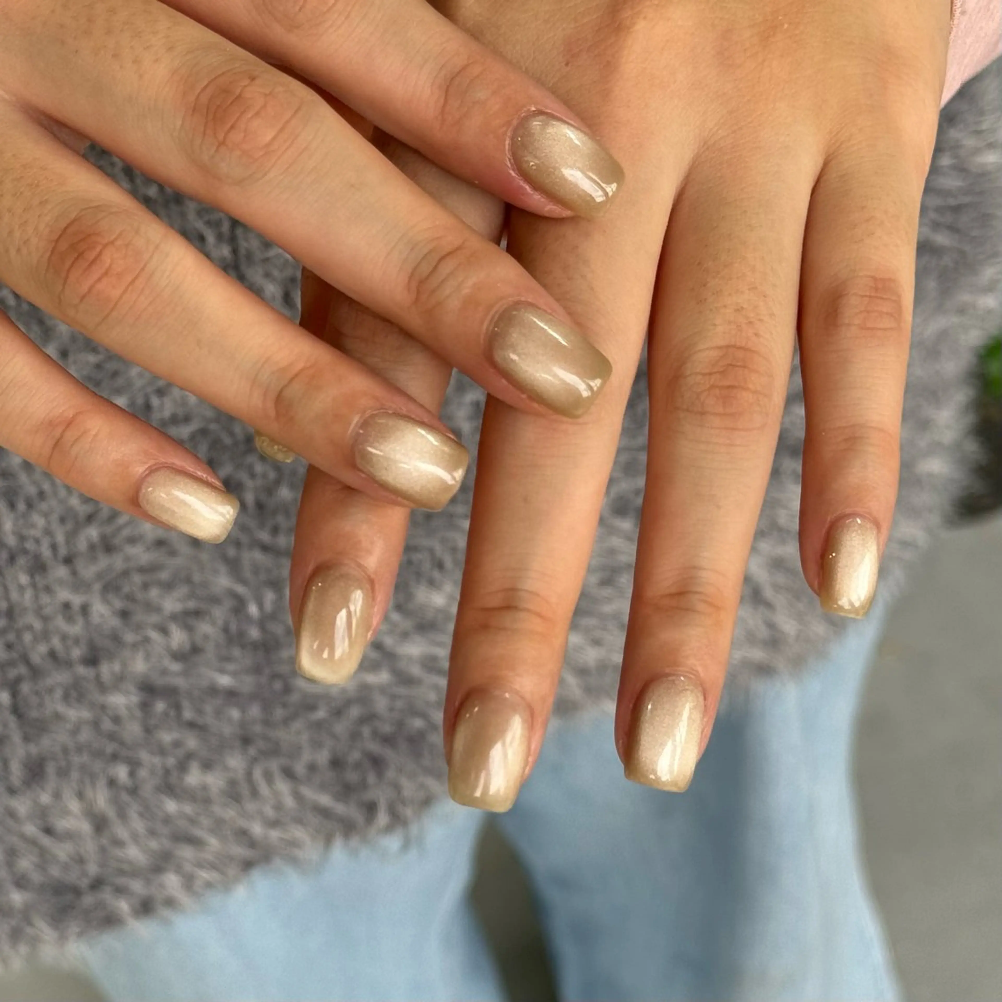 ネイル マグネットネイル シンプルネイル ハンドネイル Momoka ネイリスト福岡/薬院のネイルデザイン