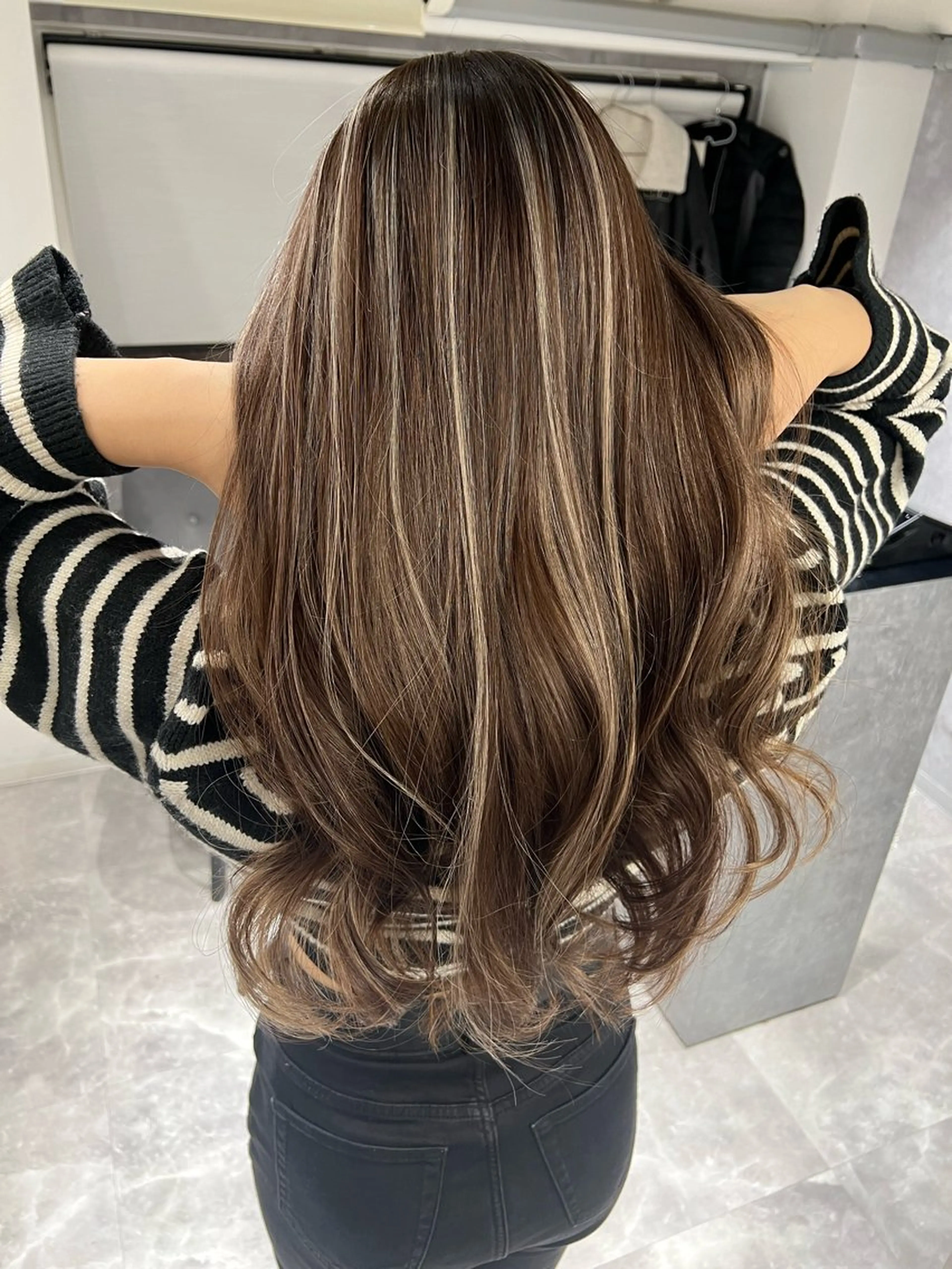 ロング 植辻 春佳のヘアスタイル