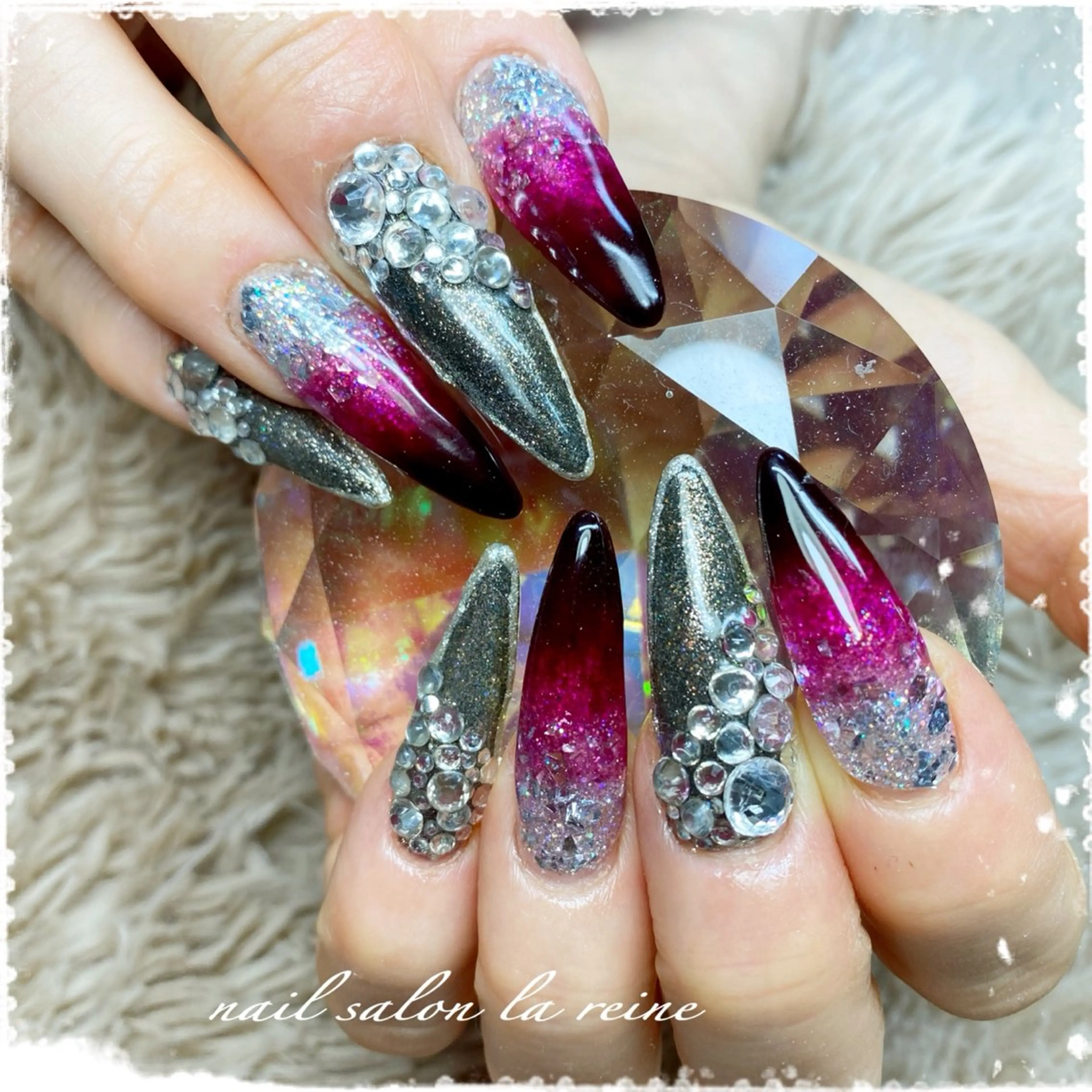 ネイル ハンドネイル nail salon  la reine所属・nail salon la reineのネイルデザイン