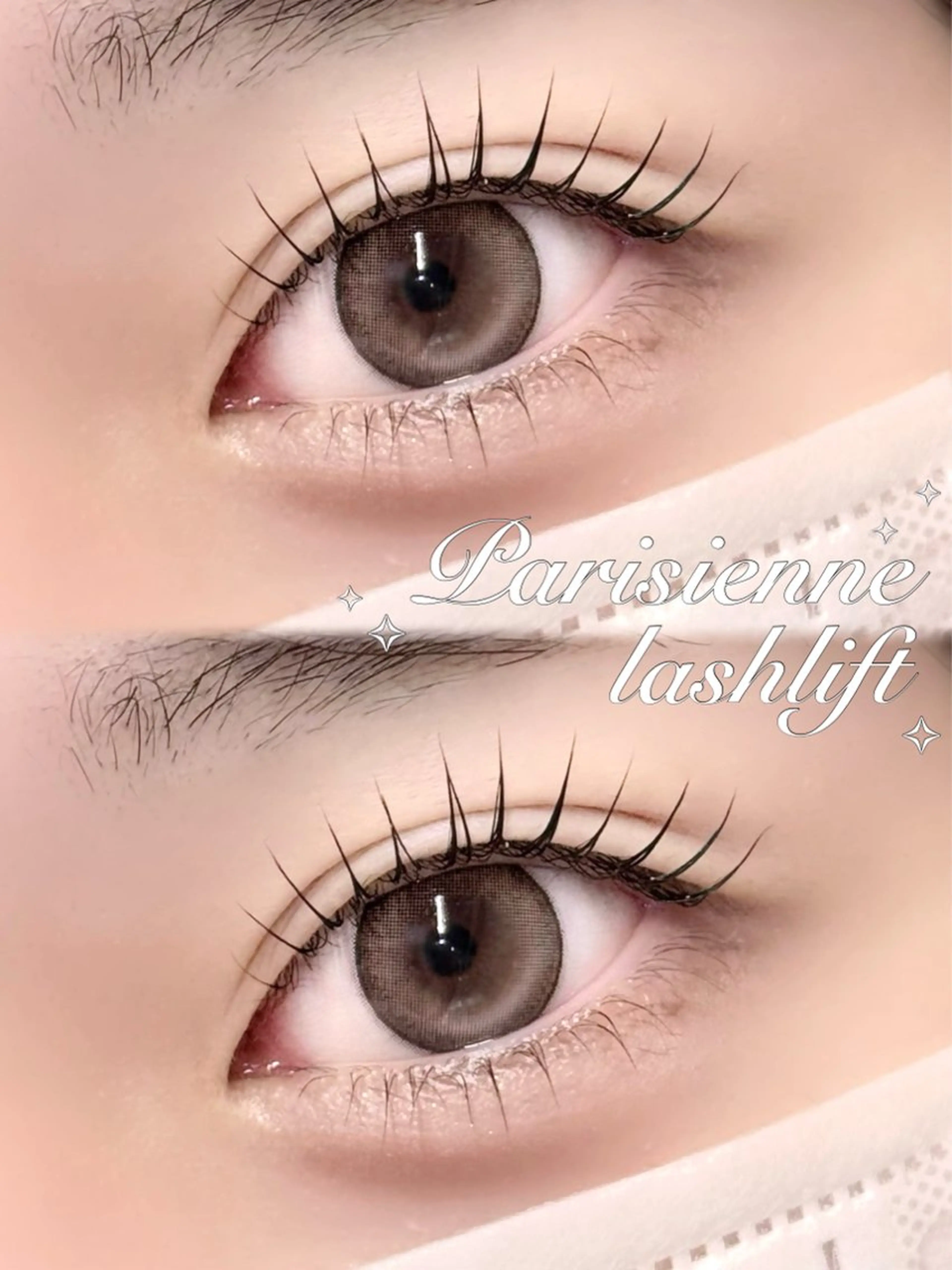 マツエク・マツパ パリジェンヌラッシュリフト マツパ MOMOKA .のマツエク・マツパデザイン