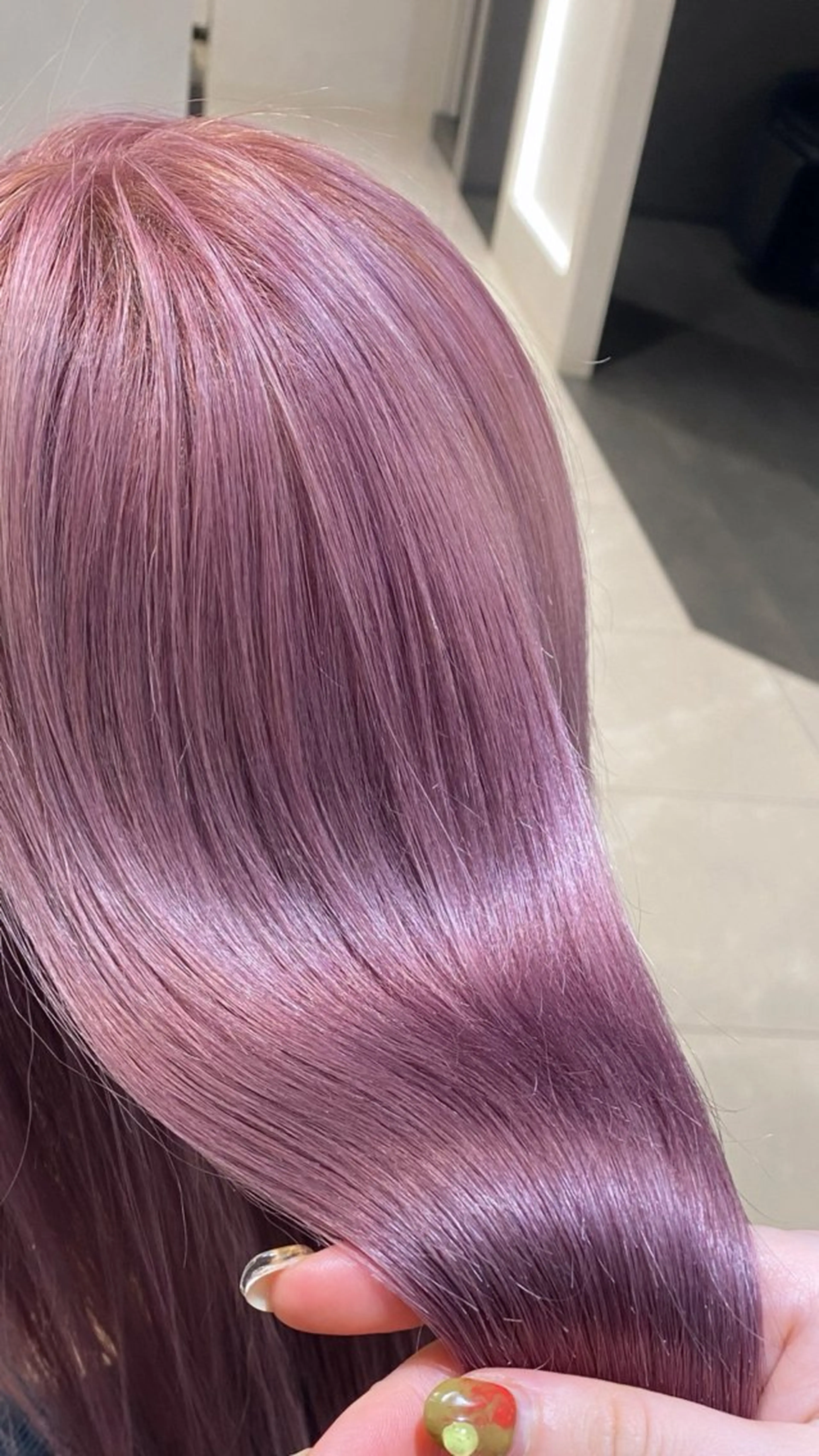 ロング ヘアカラー トリートメント RED／SILVER フウカ✩.*のヘアスタイル