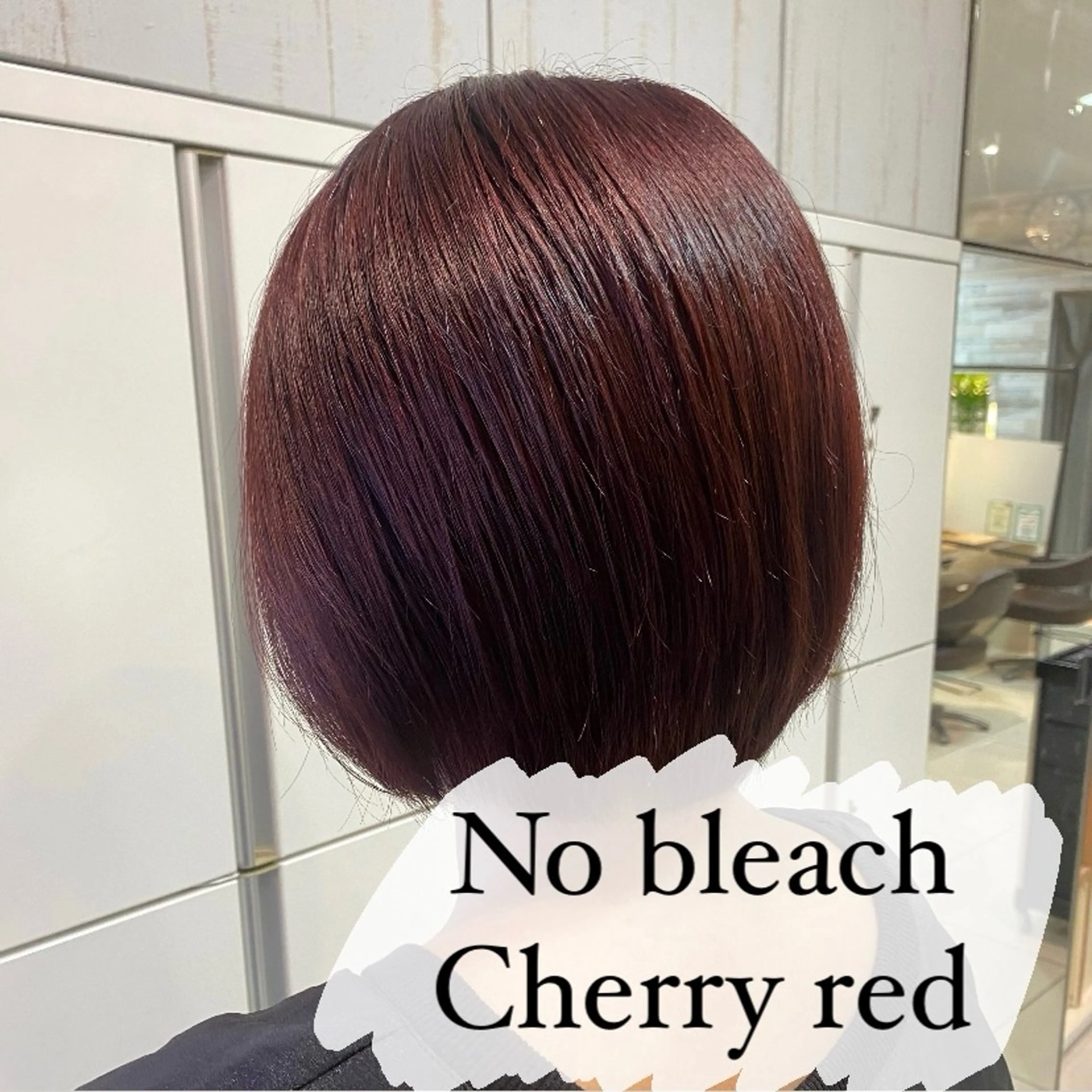 ショート カラー ブリーチ ブリーチなしカラー レッドカラー ミルクティーベージュ 暖色カラー/池田麻帆のヘアスタイル