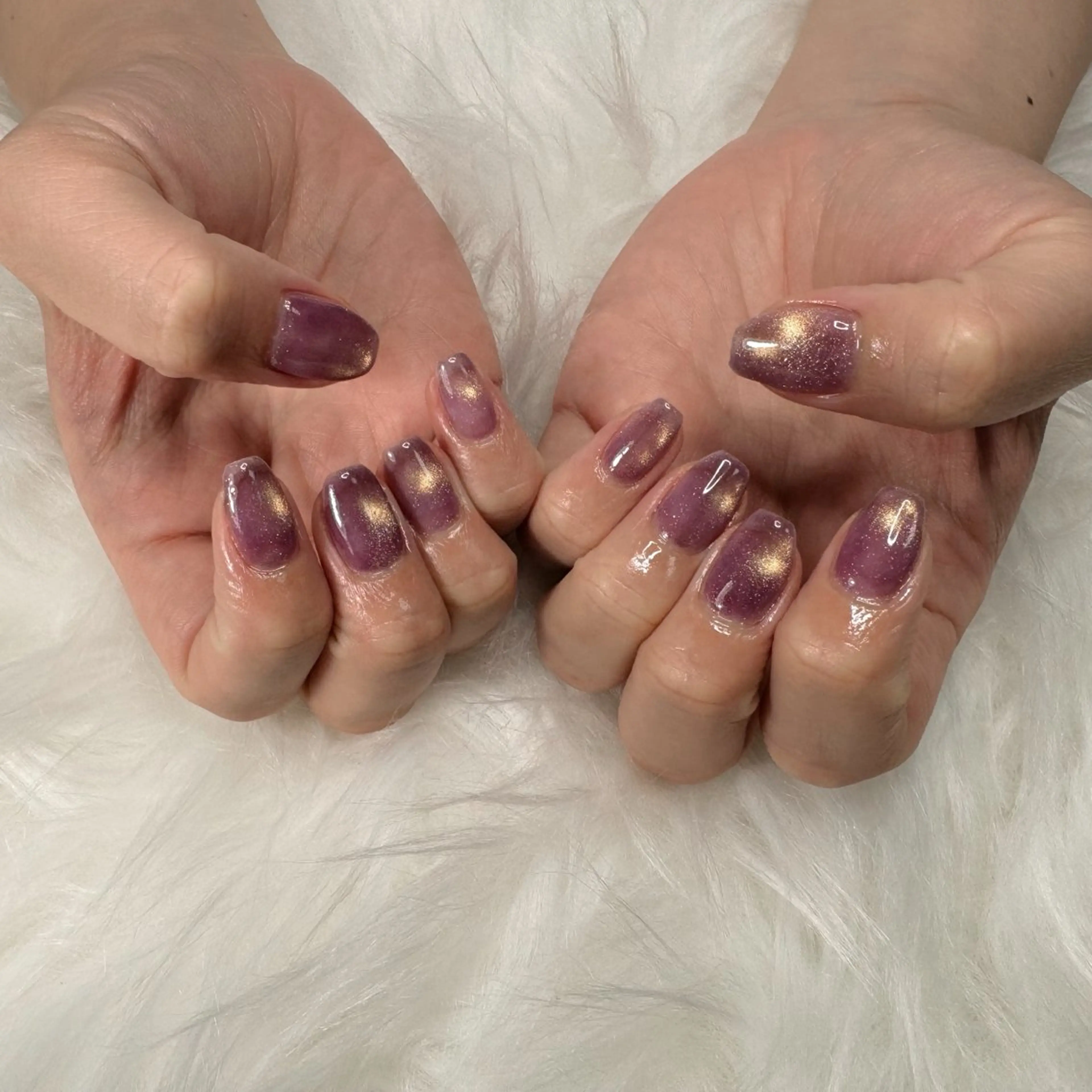 ネイル ジェルネイル マグネットネイル ハンドネイル Lemonail _mkのネイルデザイン