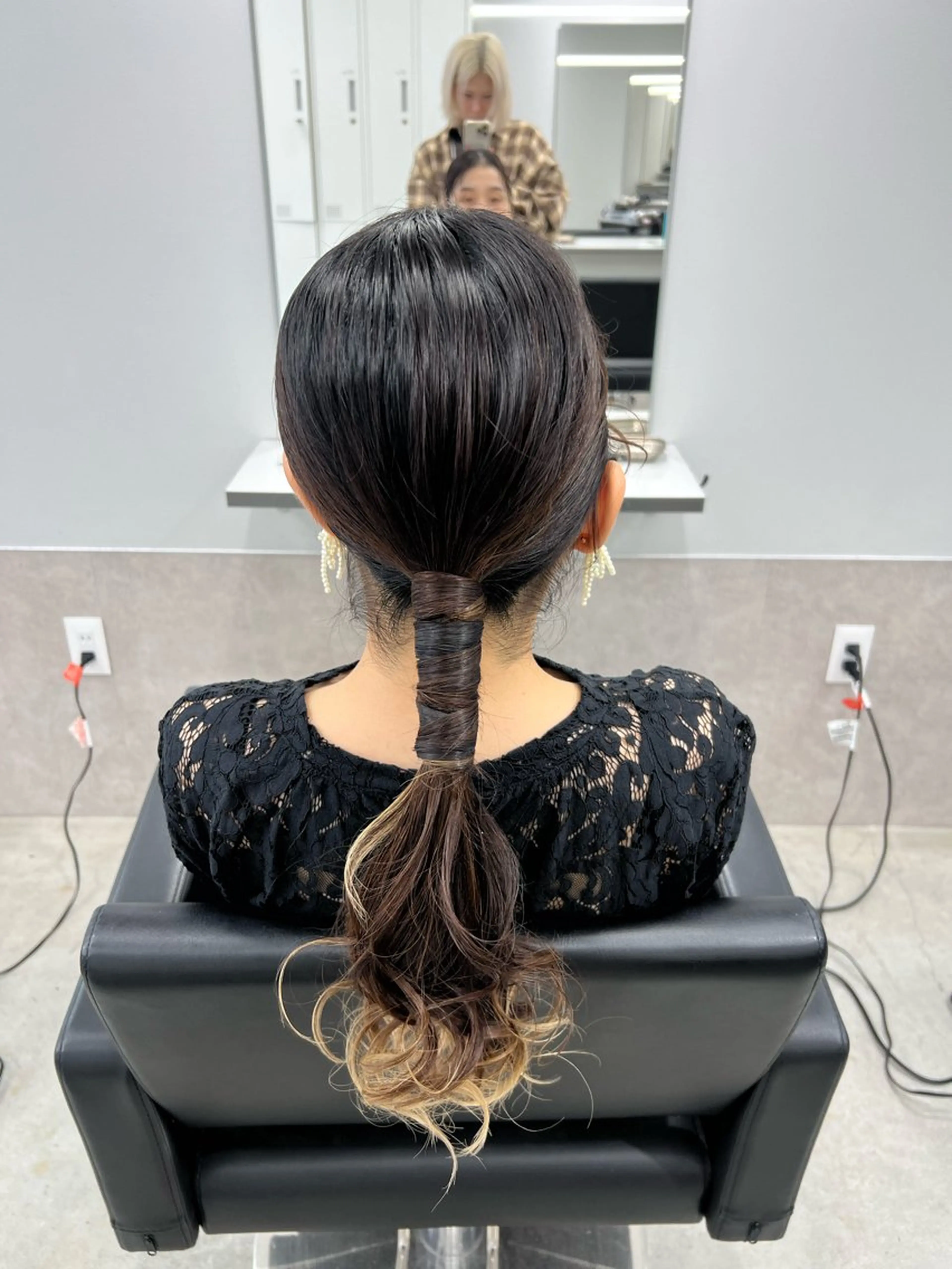 セミロング ヘアセット maya レイヤーカットのヘアスタイル