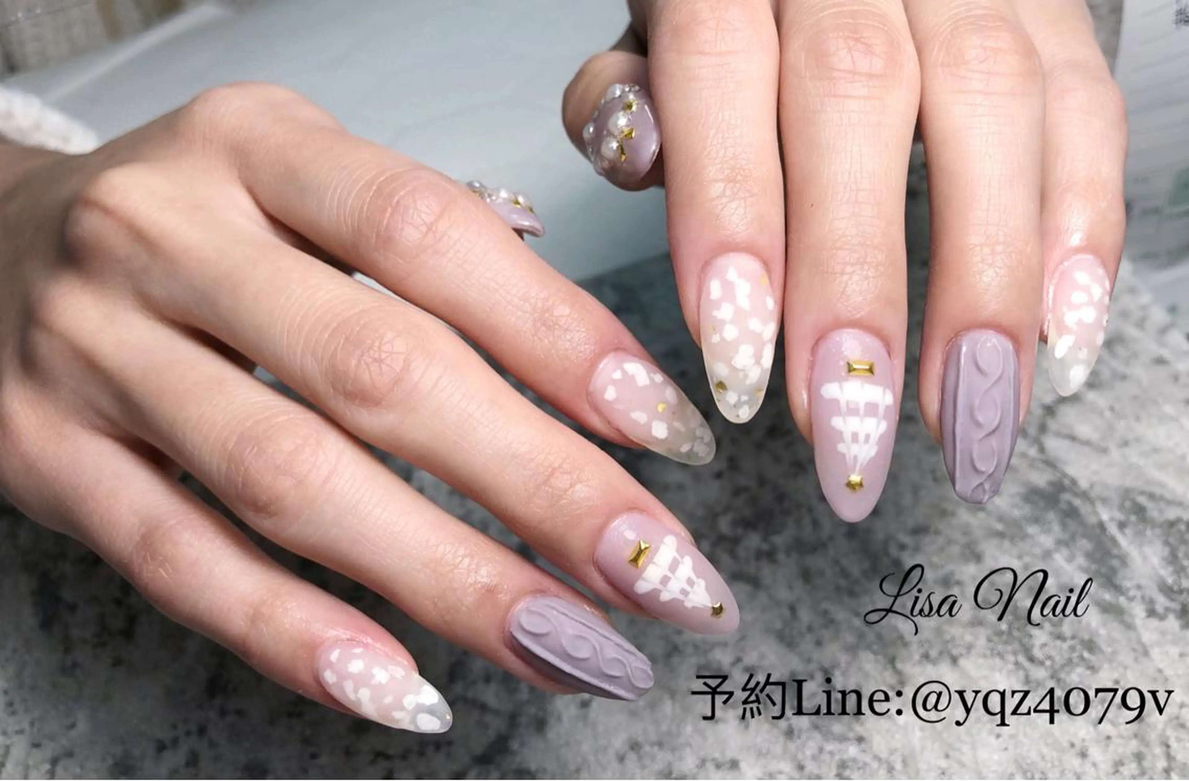 ネイル ジェルネイル 🎀 RI🎀のネイルデザイン