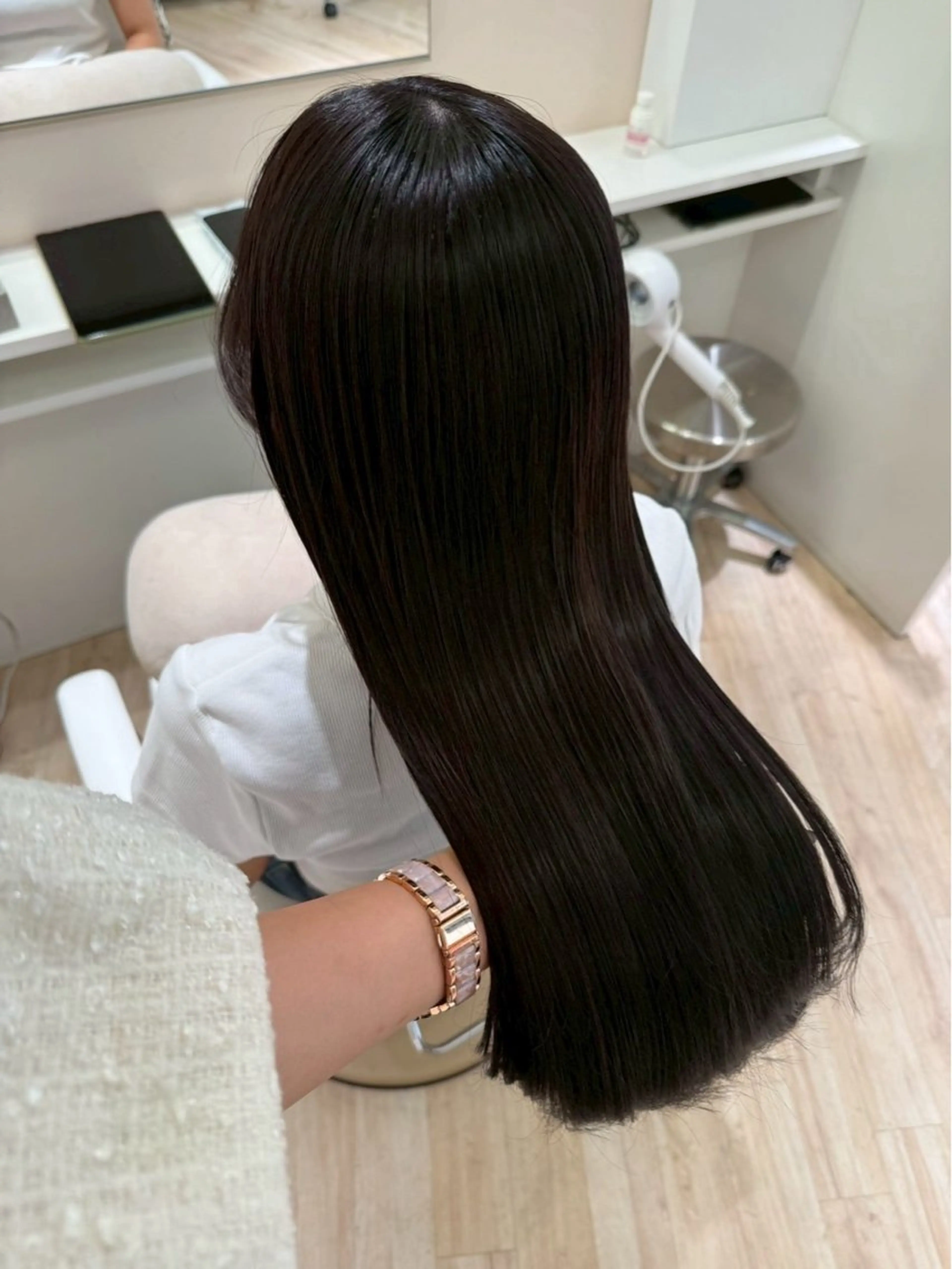 ロング カラー カット トリートメント ParveMix🎀 稲垣詞葉のヘアスタイル