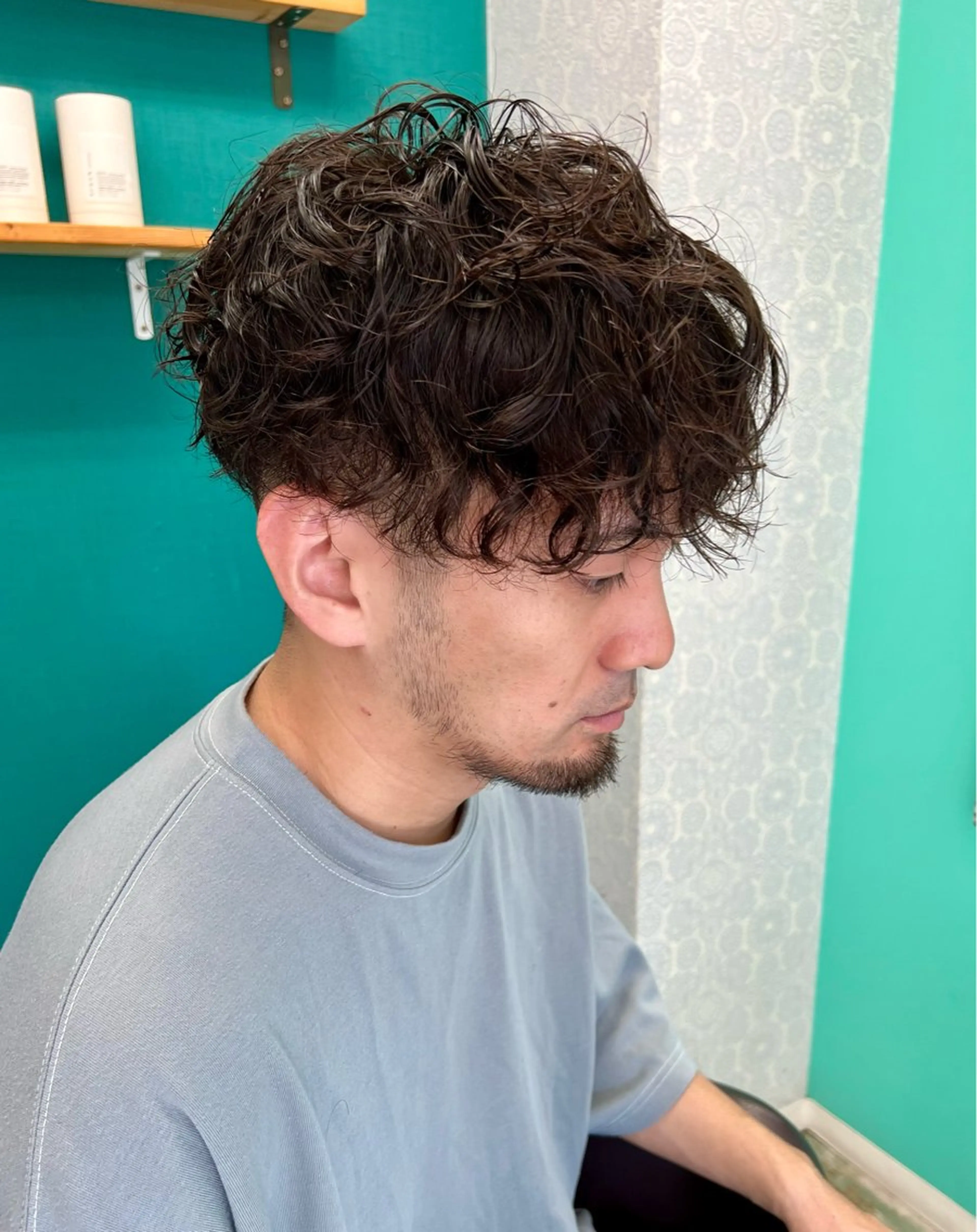 （カットなし）パーマ＋シャンプー＋ヘアマスクの写真