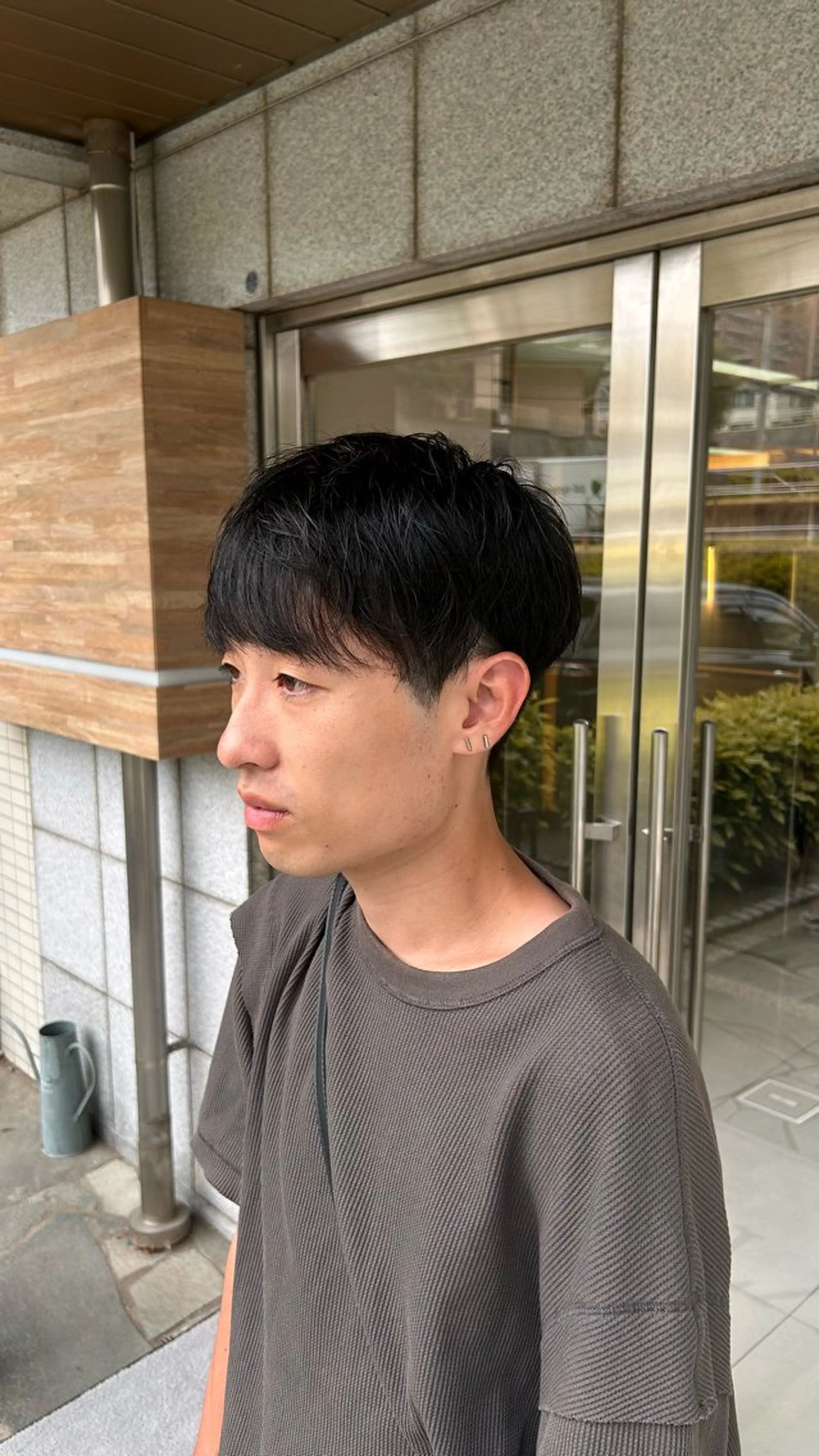 メンズ カット コテ巻きパーマ/ 韓国レイヤー/ナオのヘアスタイル