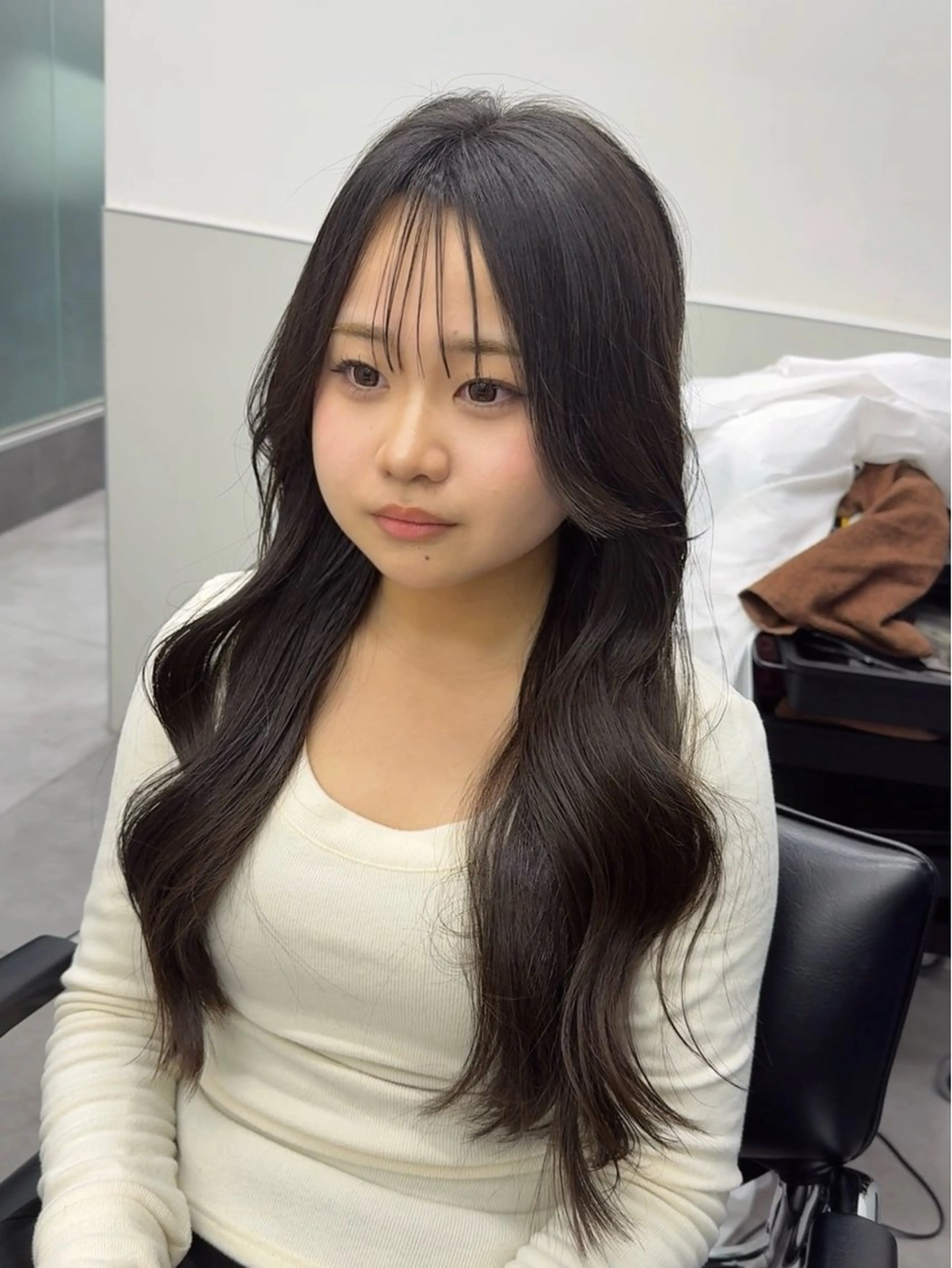 ロング 韓国風ヘア レイヤーカット トリートメント カット トリートメント GO TODAY シェアサロン 町田店所属・韓国ヘア🇰🇷 スズキのヘアスタイル