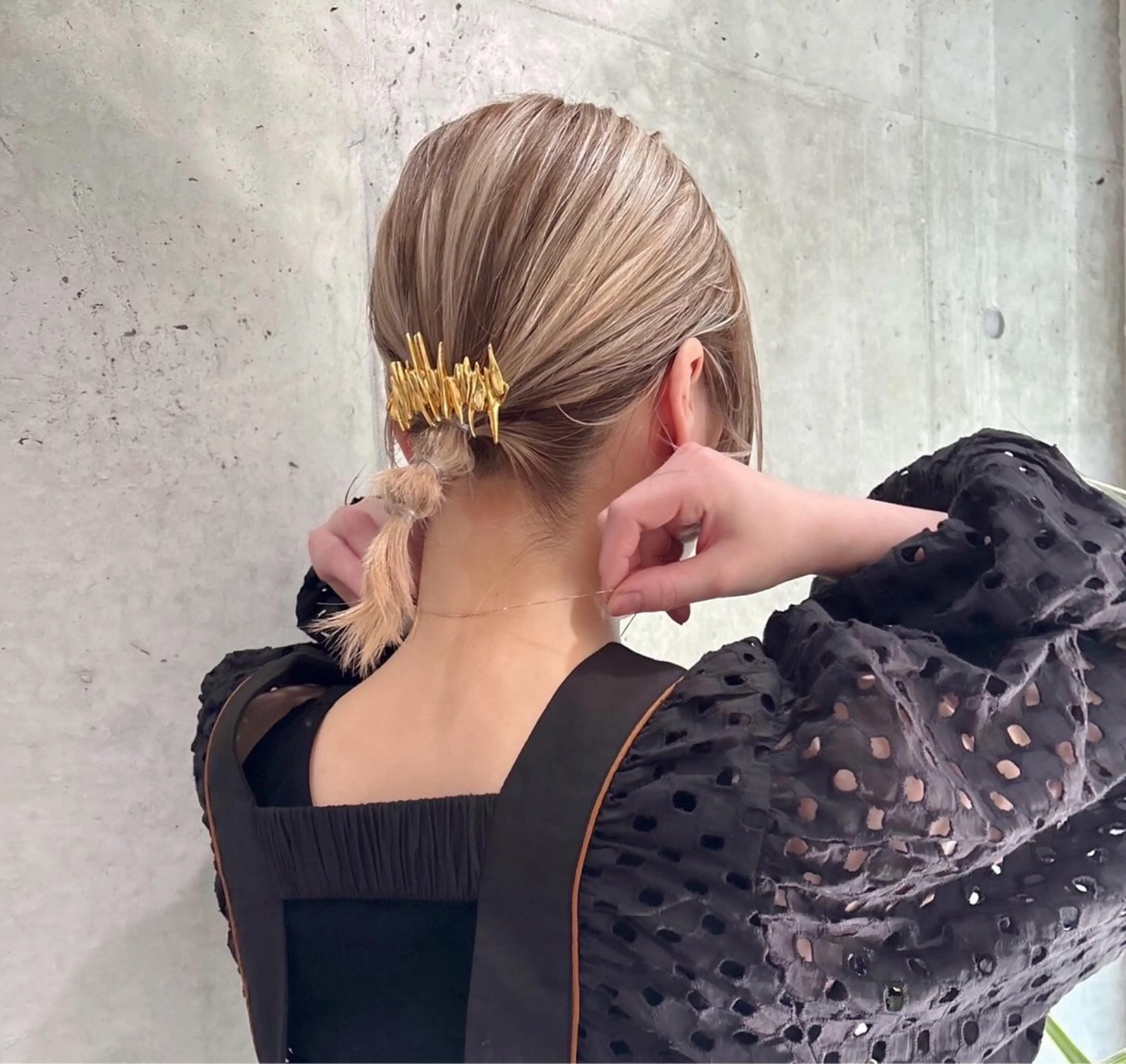 カラー 舟橋 りんかのヘアスタイル