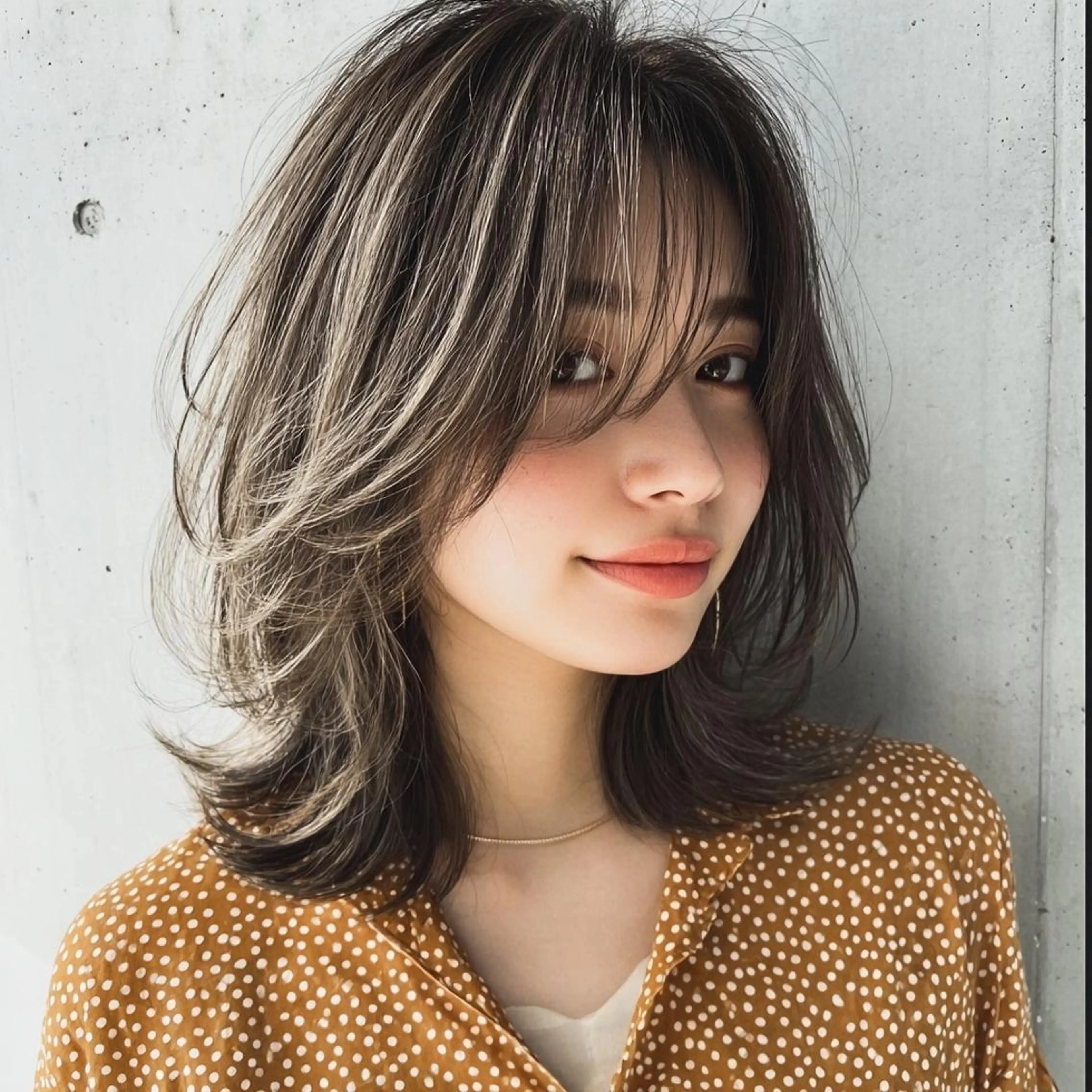 カラー ブリーチなし透明感 カラー✨横山 佳希のヘアスタイル
