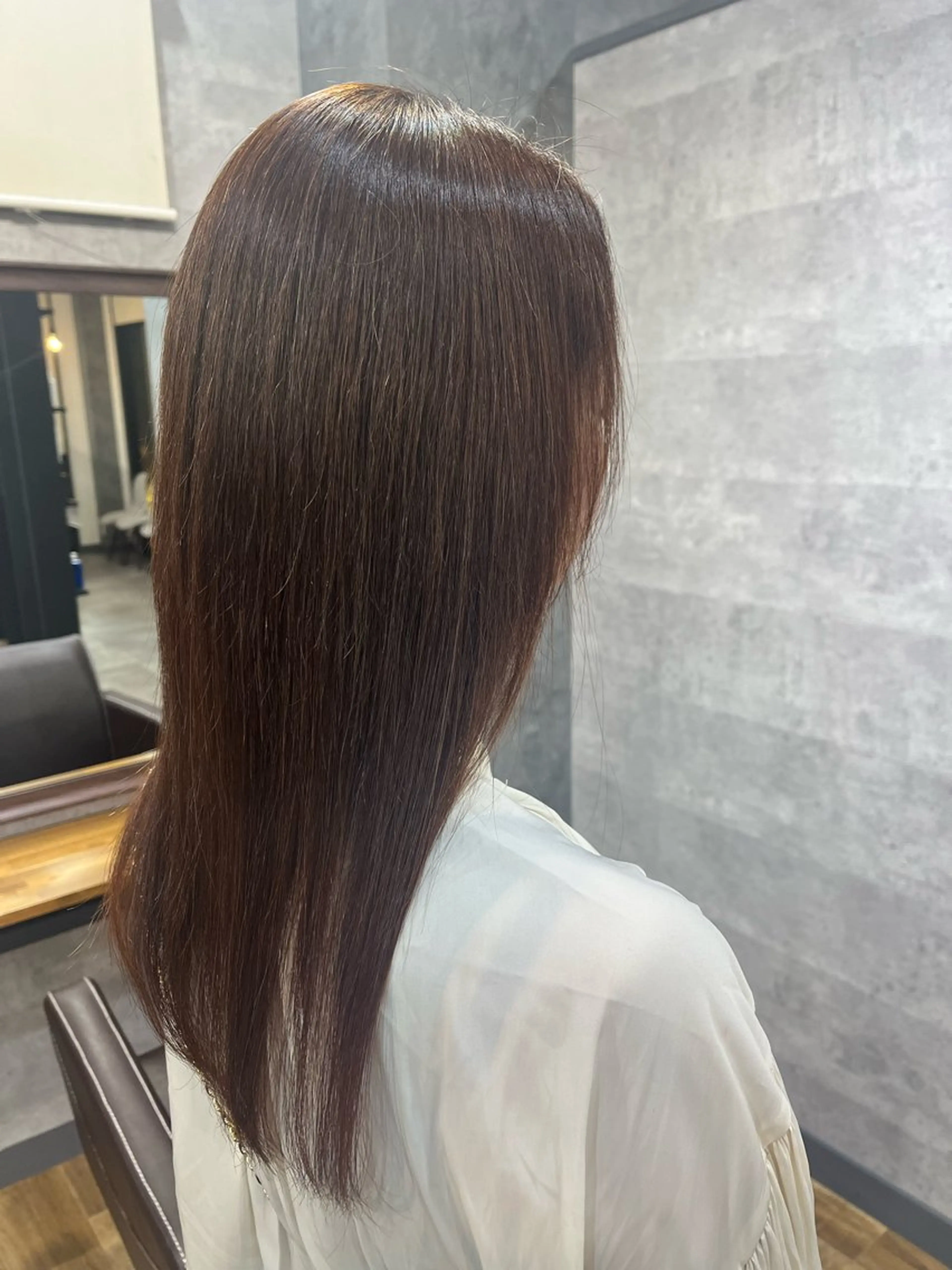 ロング カラー ヘアカラー トリートメント 中園 紫音のヘアスタイル