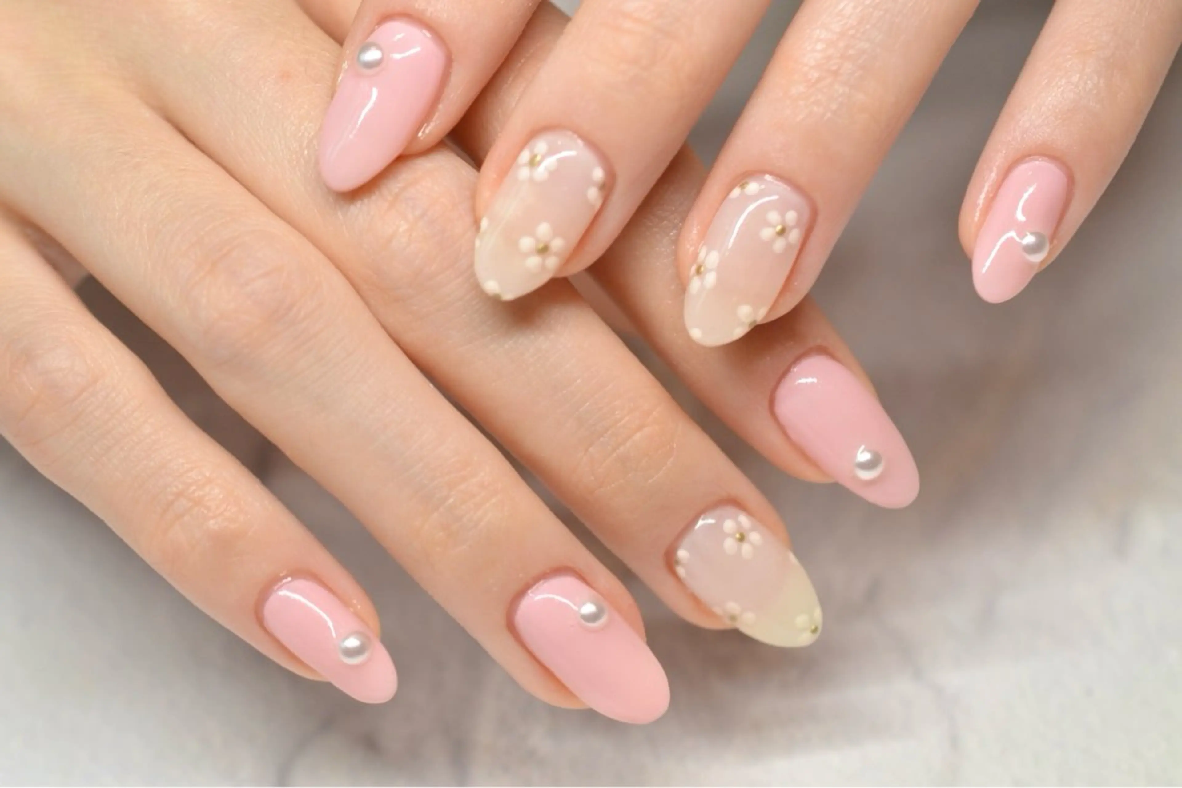 ネイル フラワーネイル 春ネイル ハンドネイル Eri Onoのその他イメージ