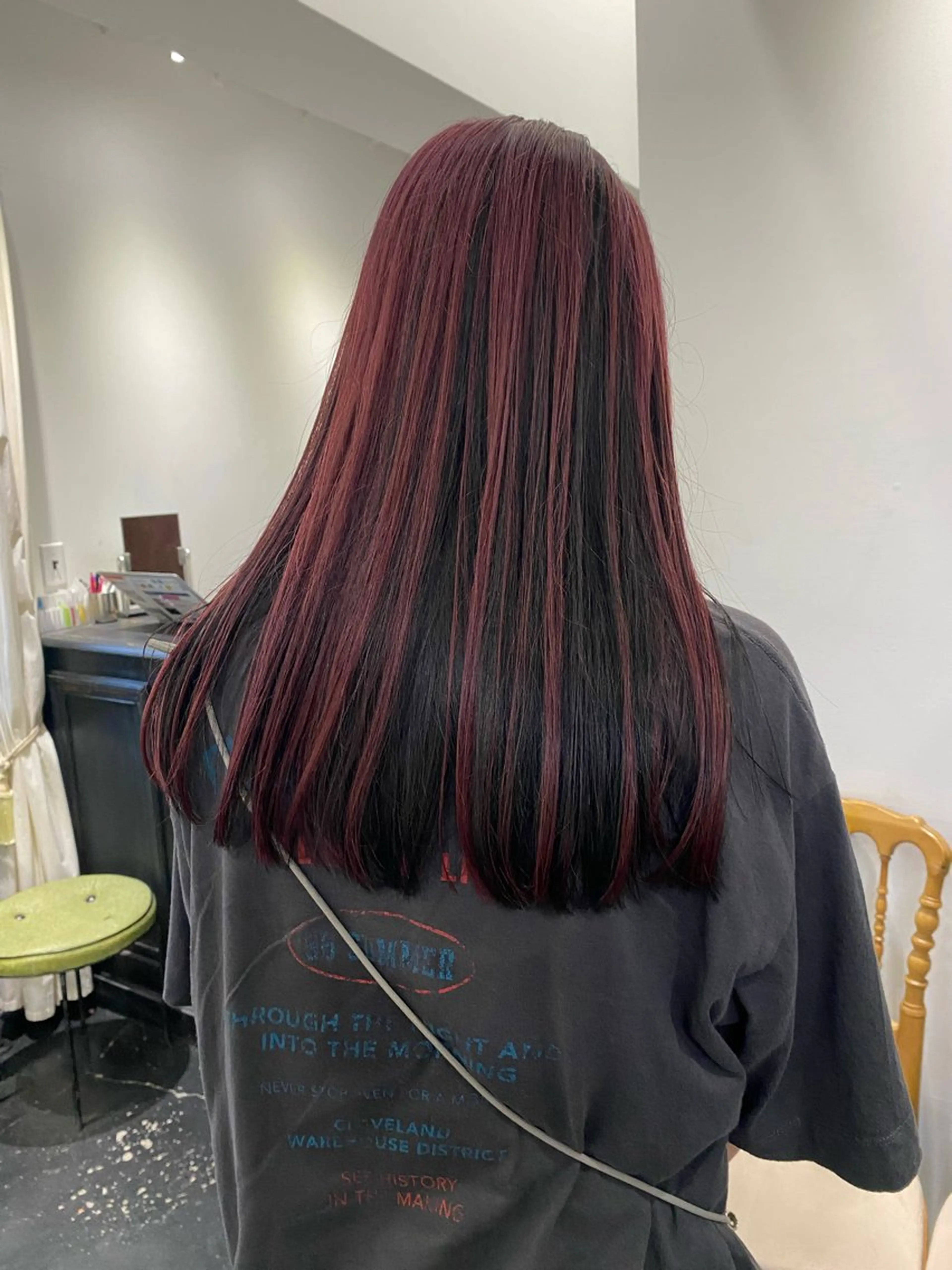 ロング カラー ヘアカラー トリートメント tonari 梅田、中崎町のヘアスタイル