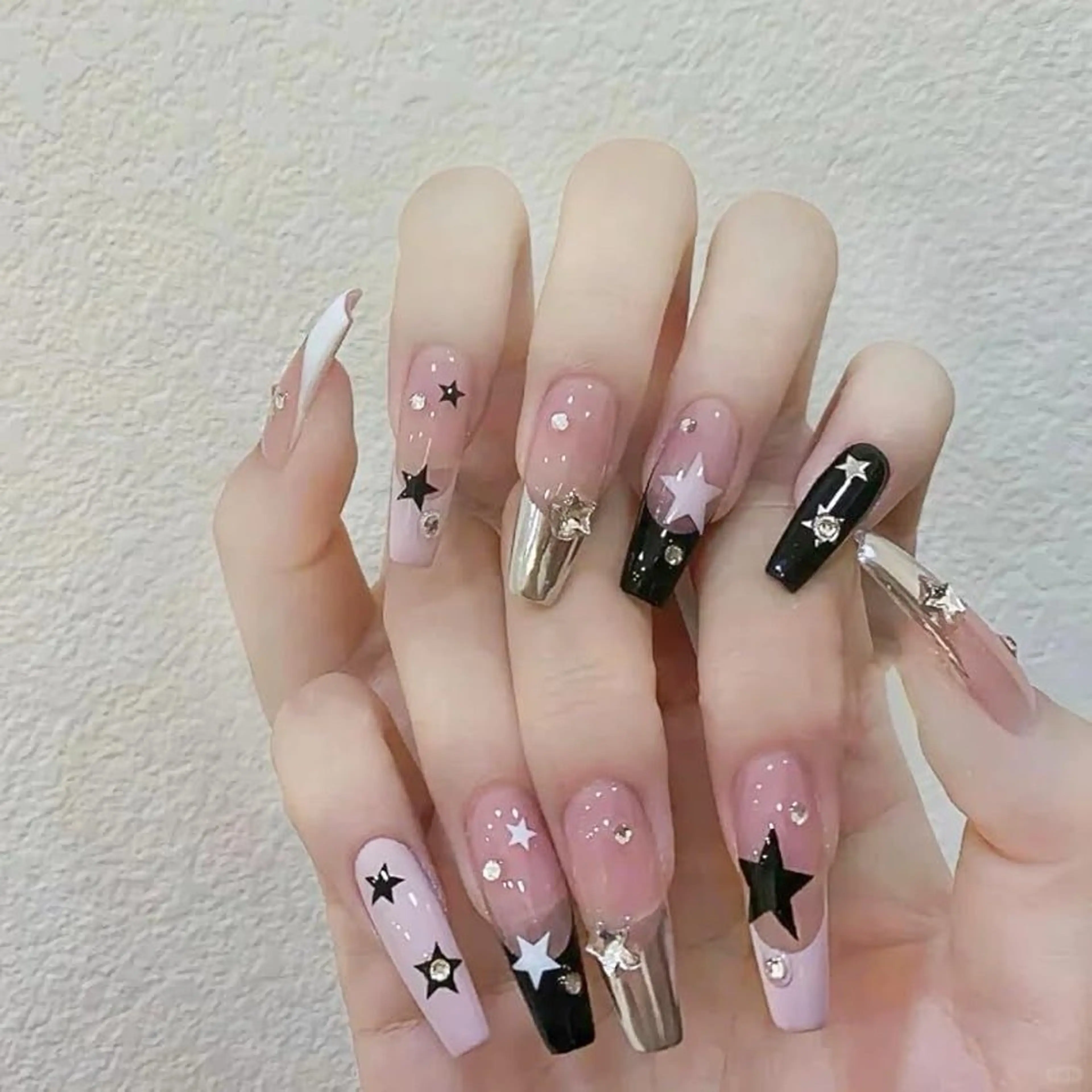 ネイル 長さ出し ハロウィン マグネットネイル ミラーネイル ネイルチップ Lee Nails チップ長さだし専門店のネイルデザイン