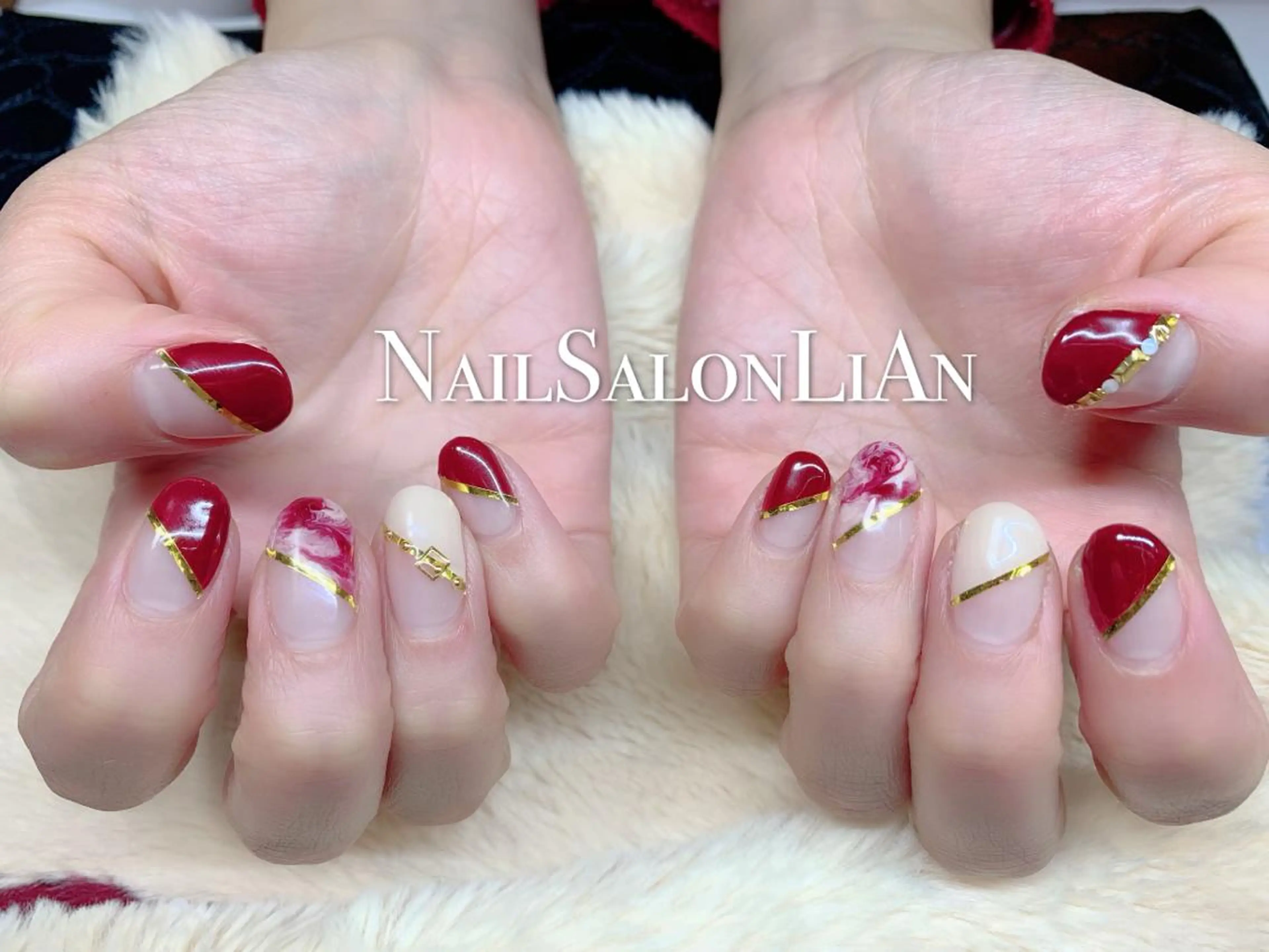 ネイル 持ち込み ハンドネイル NailSalon LiAnのネイルデザイン