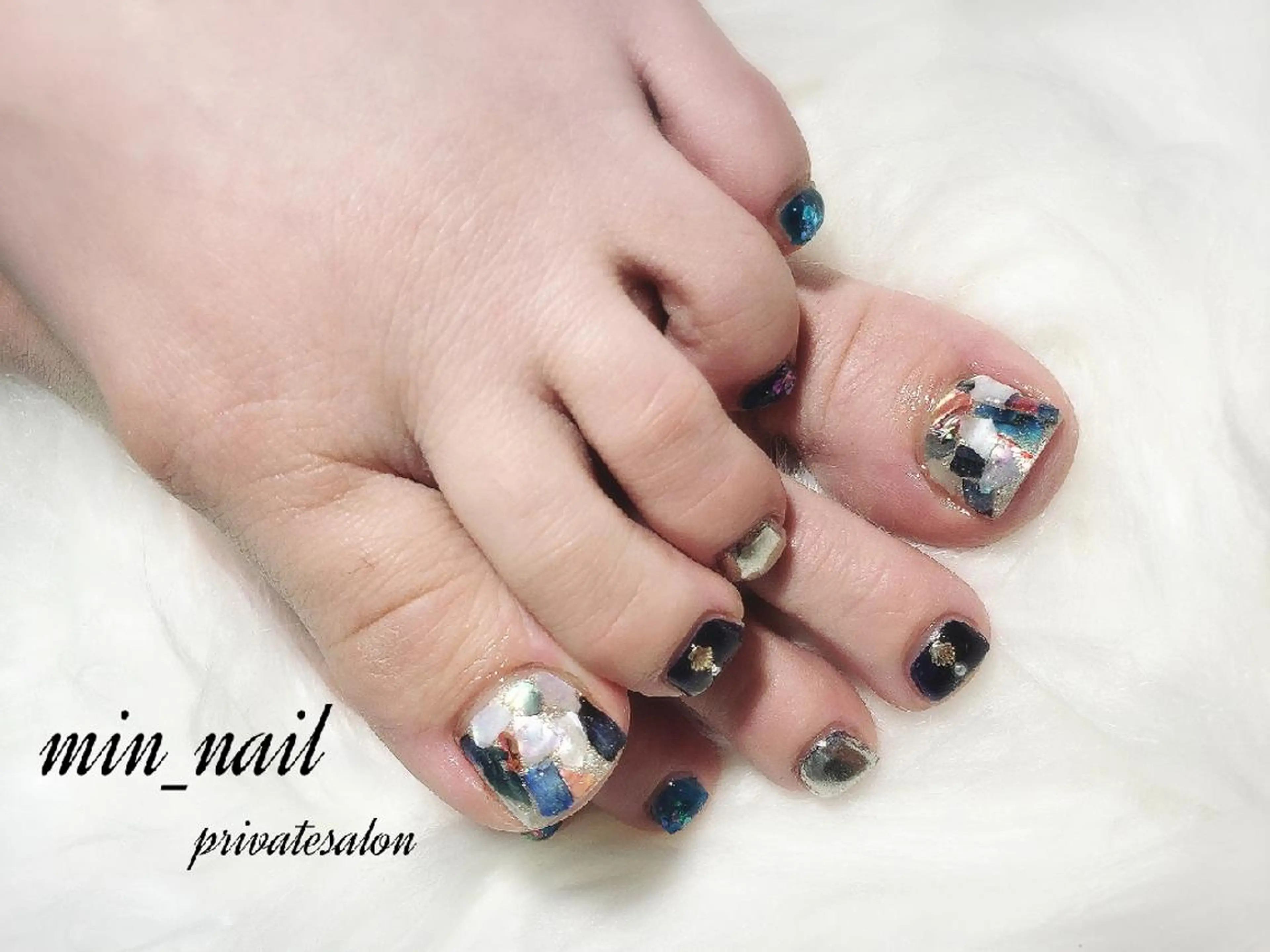 ネイル フットネイル フットネイル プライベートサロン lienのネイルデザイン