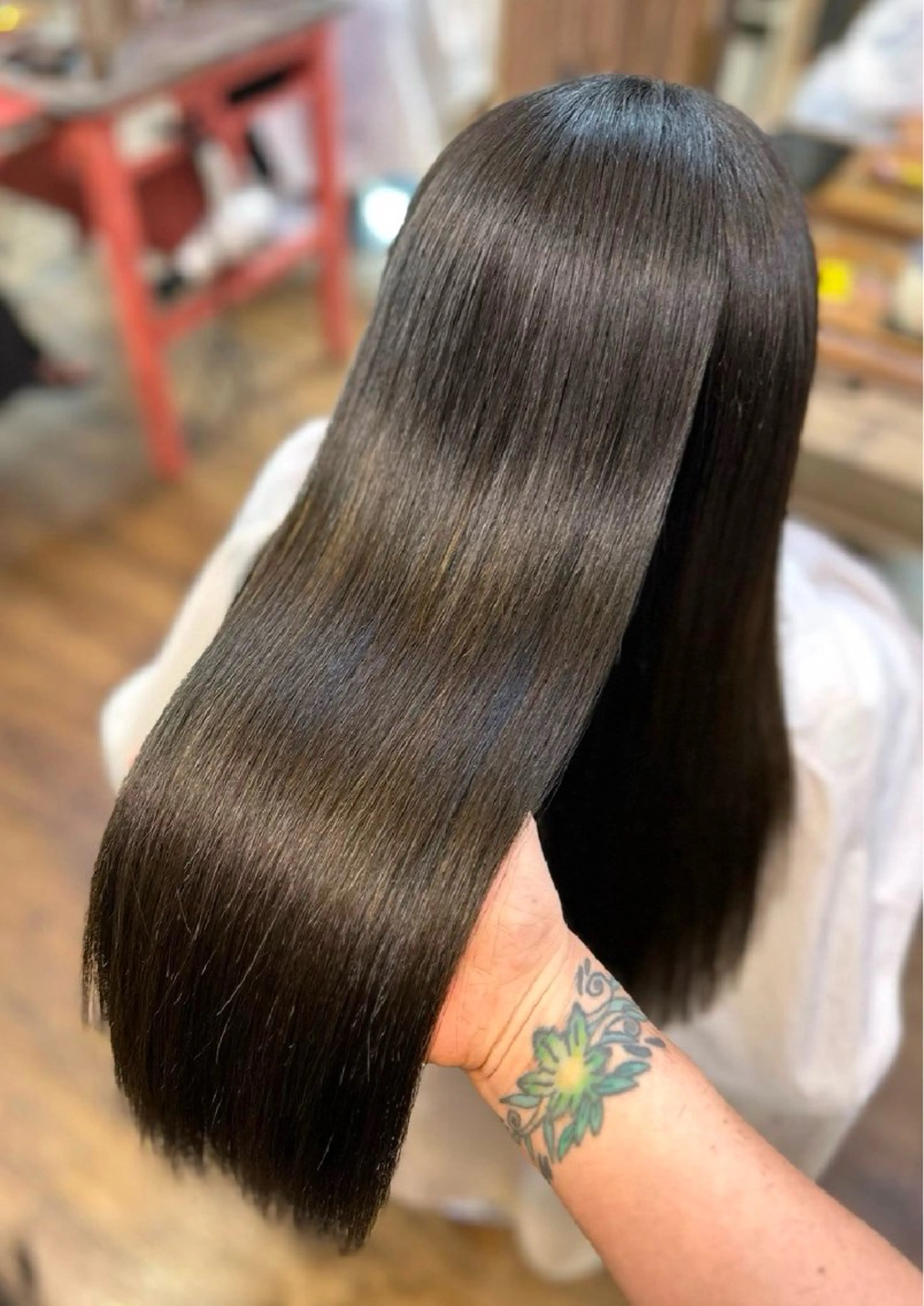 セミロング 髪質改善 似合わせカット 縮毛矯正 トリートメント 吉祥寺プルエクステ 🌟hiraiのヘアスタイル