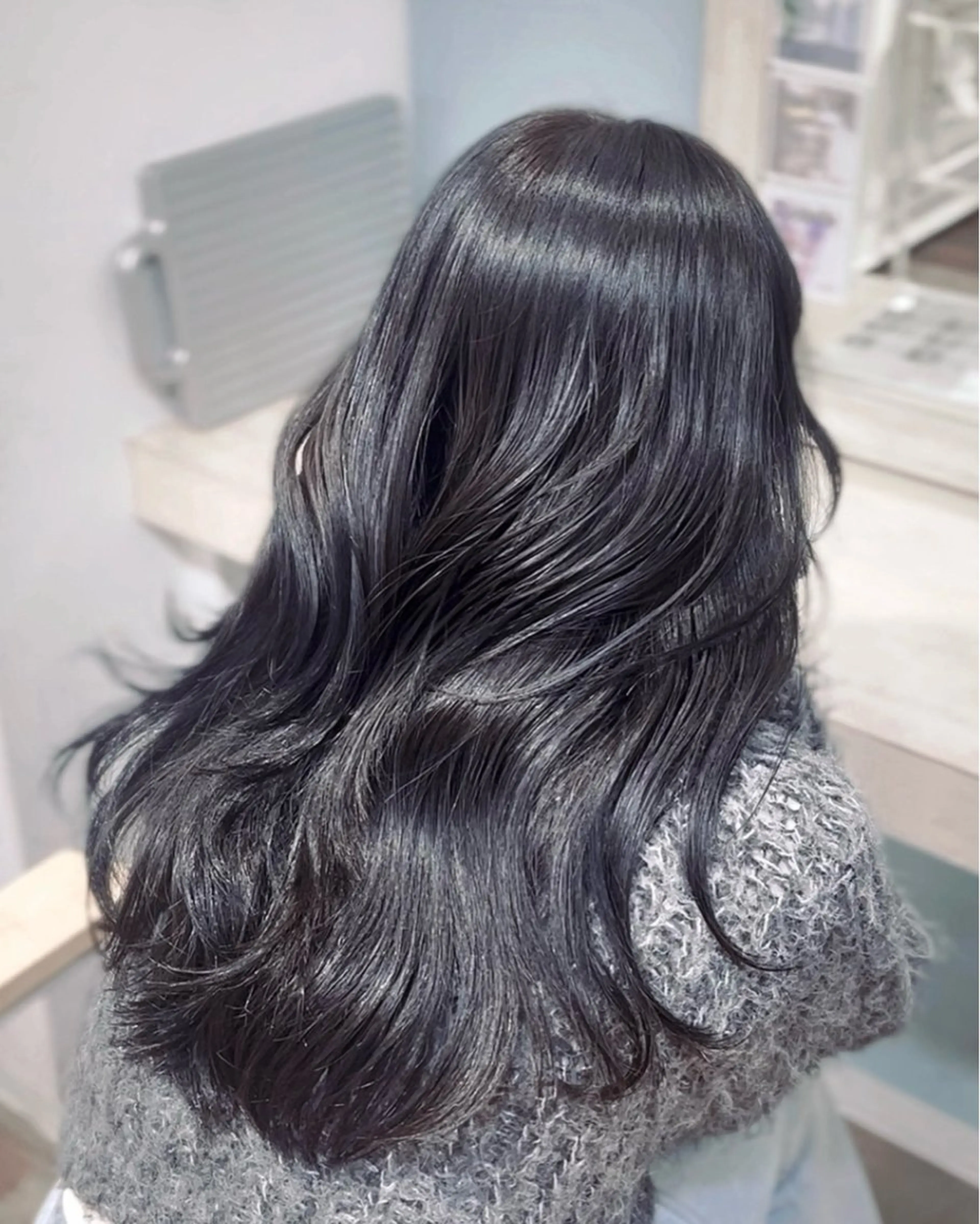 ロング カラー ケアカラー カット ヘアカラー トリートメント suzuka/透明感 カラー 美髪縮毛矯正のヘアスタイル
