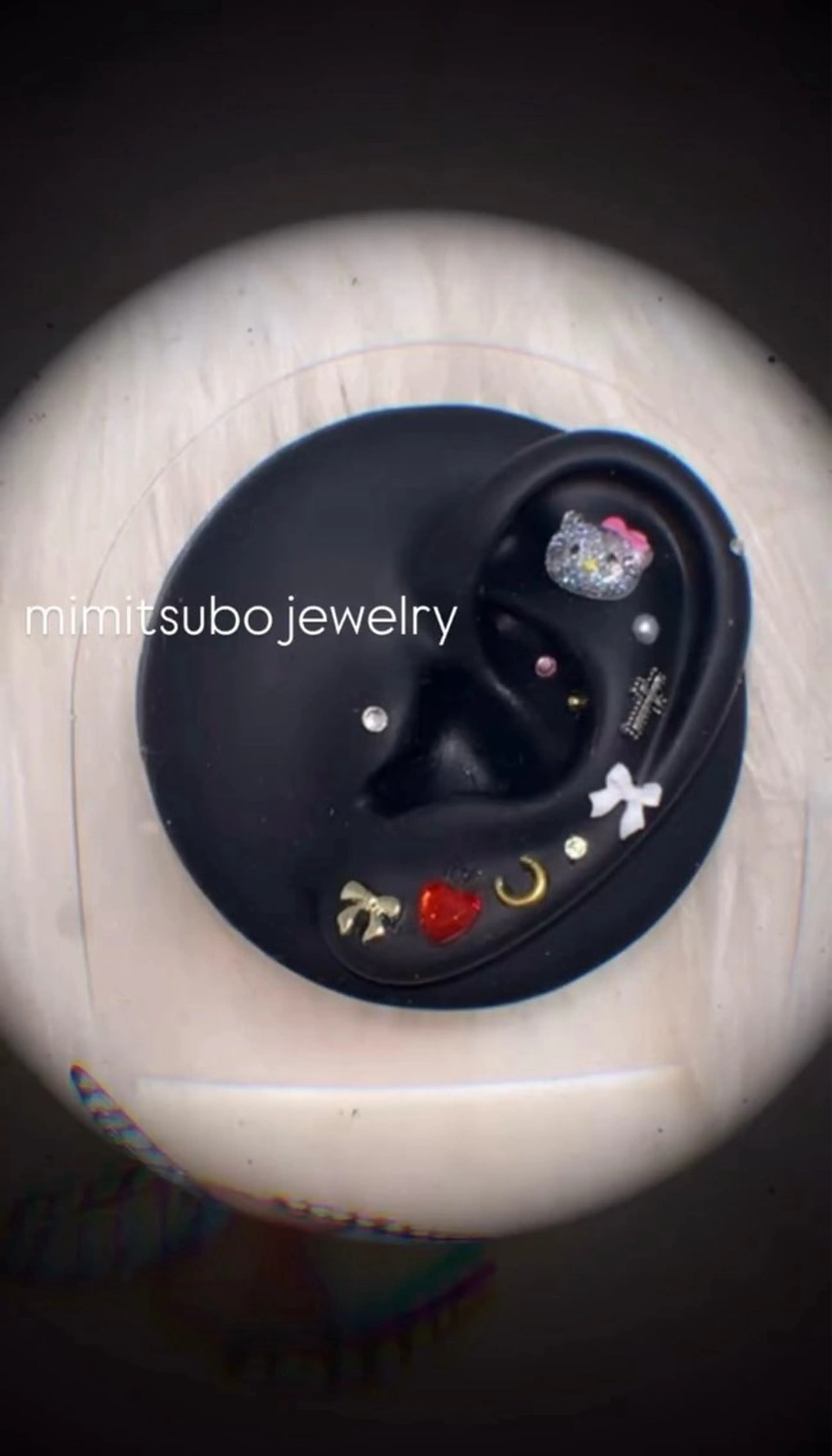 👂🏻耳つぼJewelry💎【両耳】10個の写真