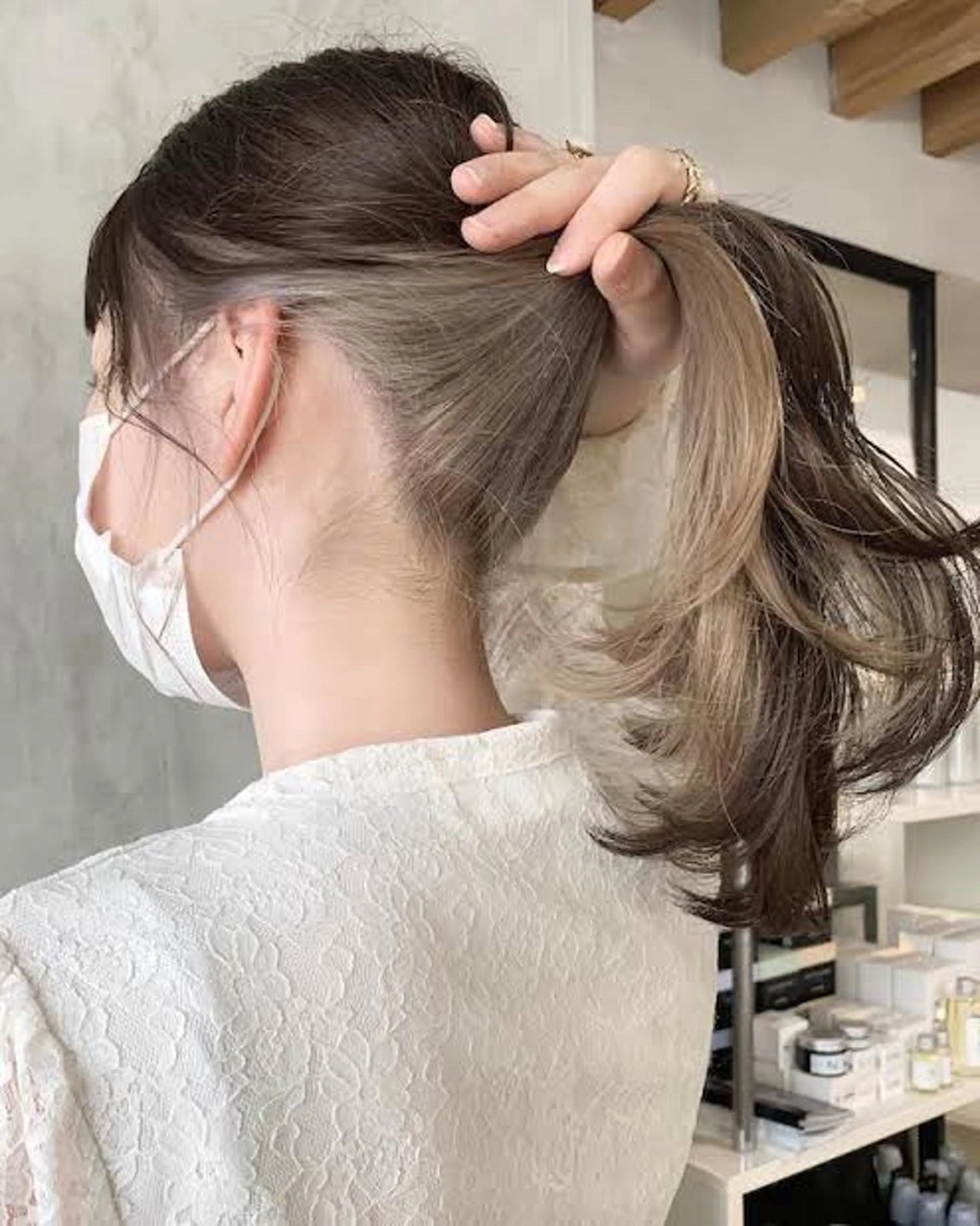 【今期限定価格！】ブリーチありイヤリングカラー🩰💗の写真