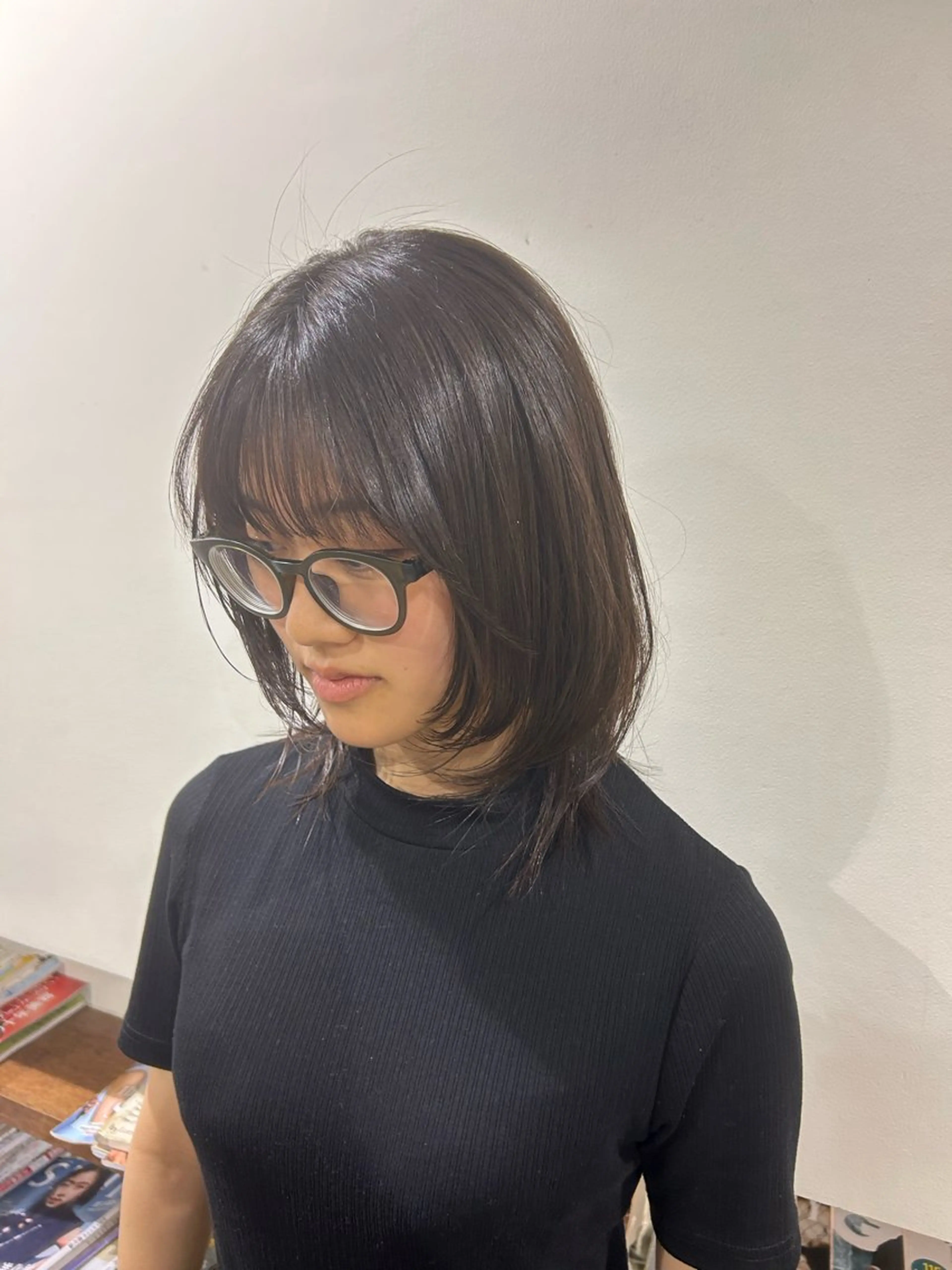 ミディアム レイヤーカット unsarto所属・レイヤー💫パーマ 🌙 nanacoのヘアスタイル