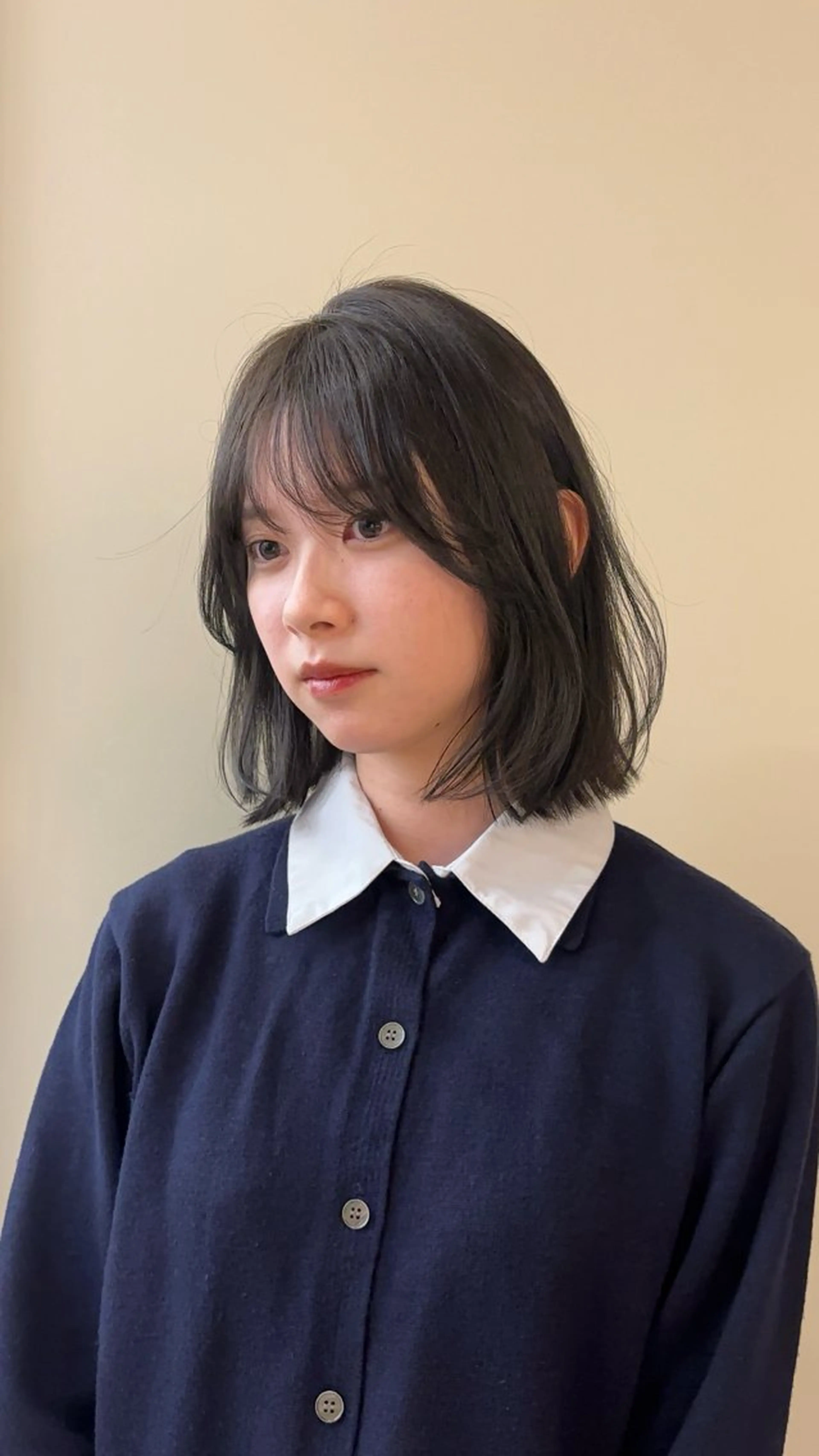 ミディアム カット ヘアカラー 🩶透明感カラー×レ イヤー/miho🩶のヘアスタイル