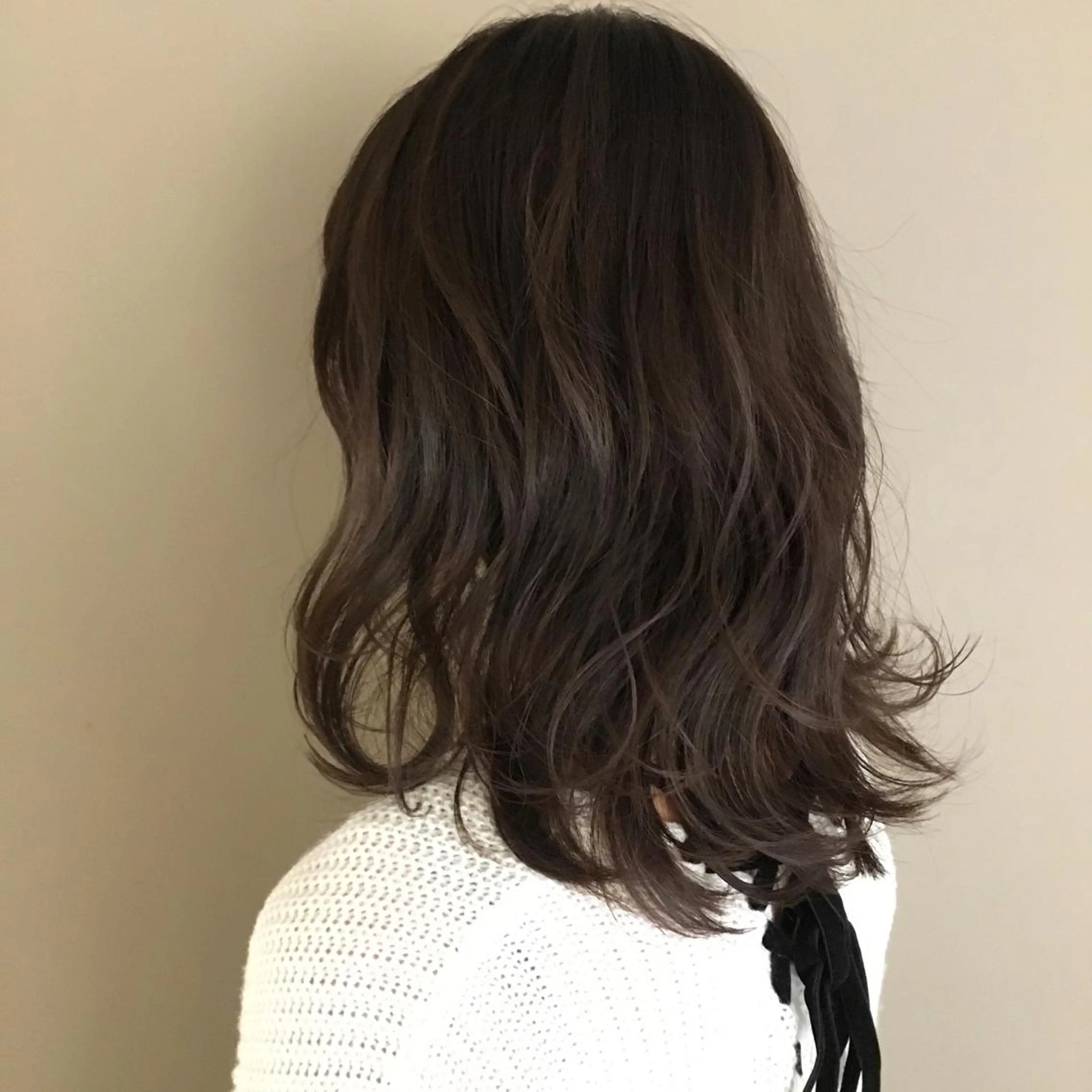 ミディアム カラー レイヤーカット BLend 渋谷のヘアスタイル