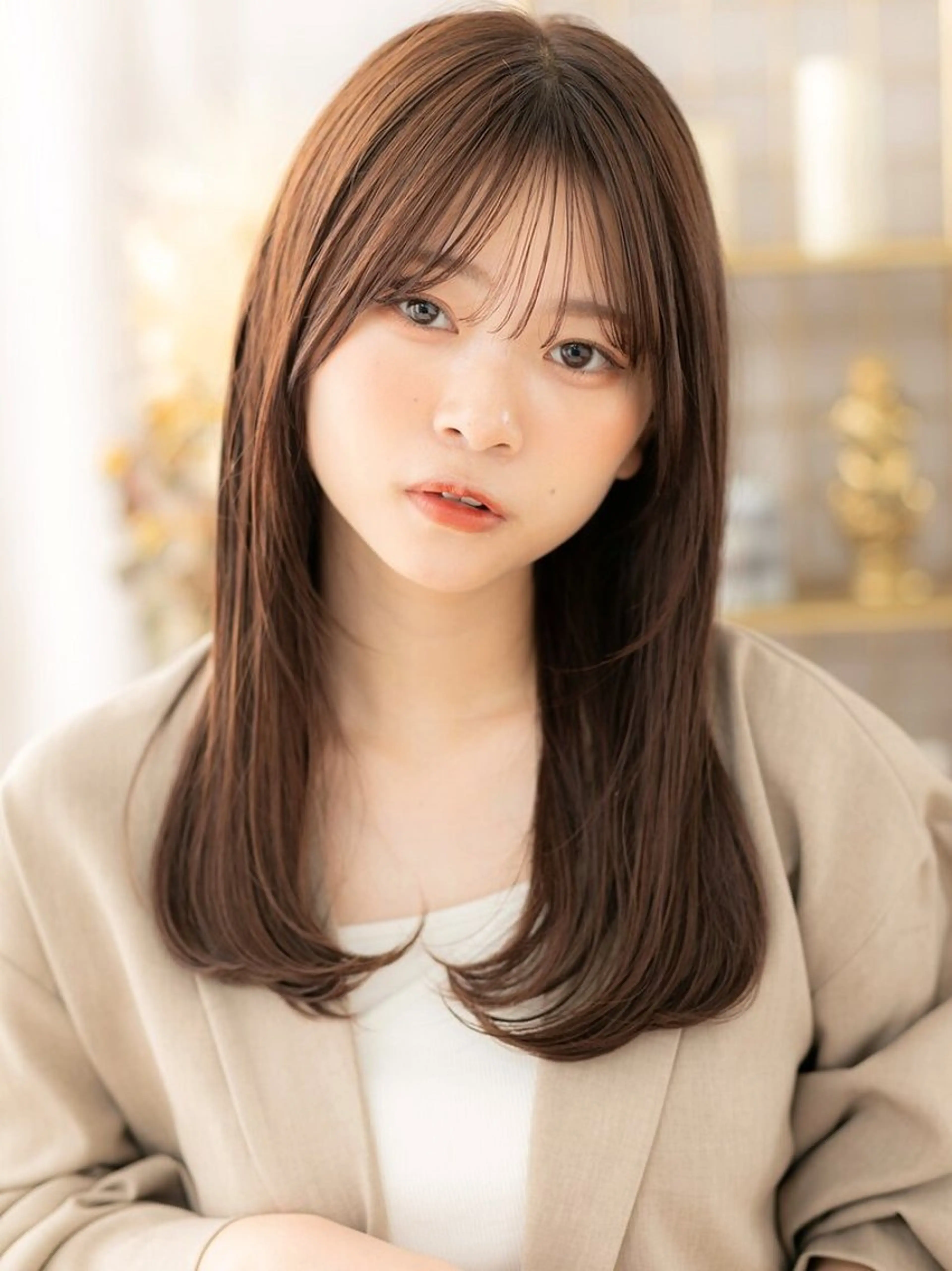 セミロング 田畑 舞柚のヘアスタイル