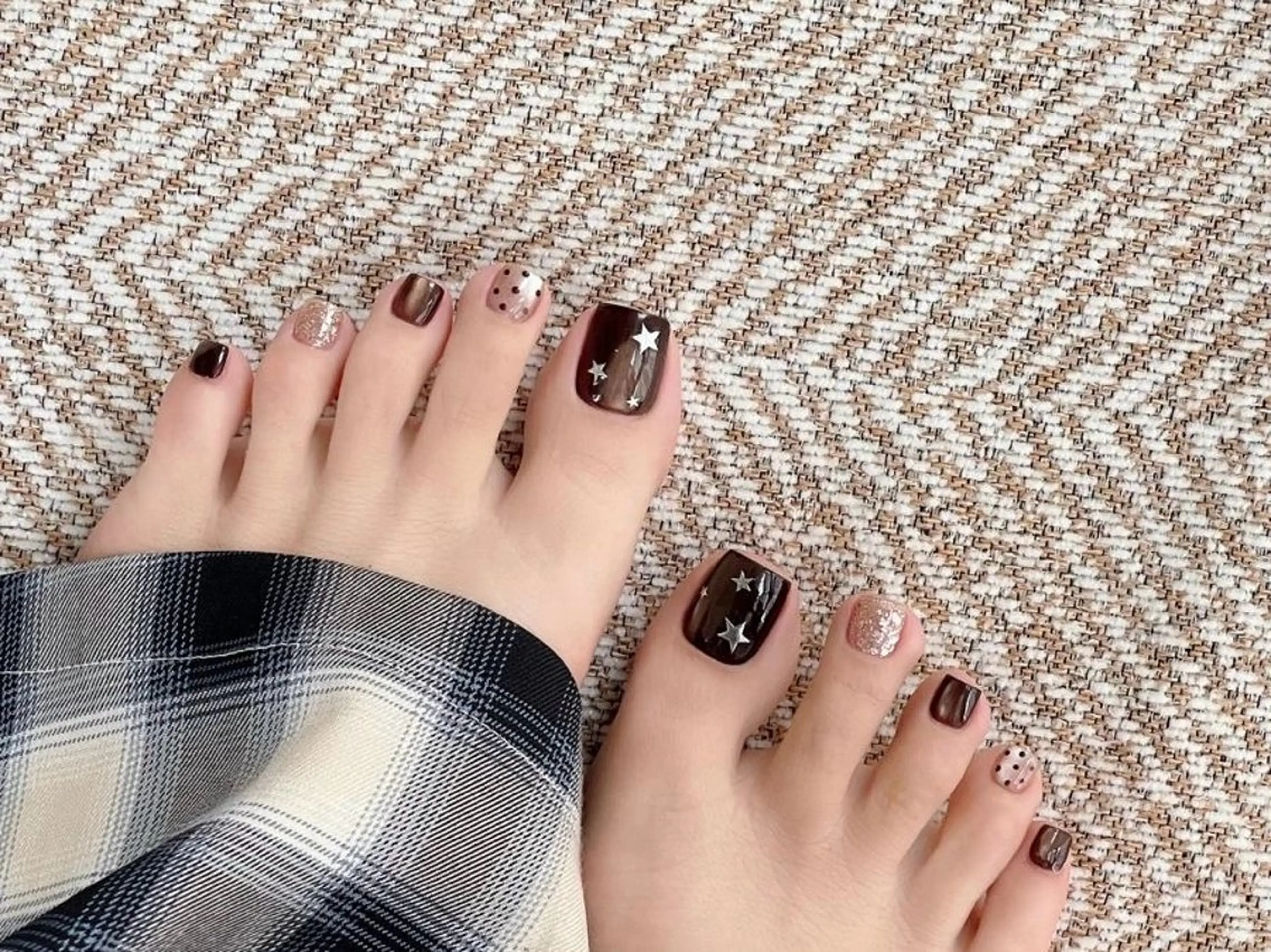 ネイル アートネイル フットネイル フレンチネイル ジェルネイル キラキラネイル Belle Nail Salonのネイルデザイン