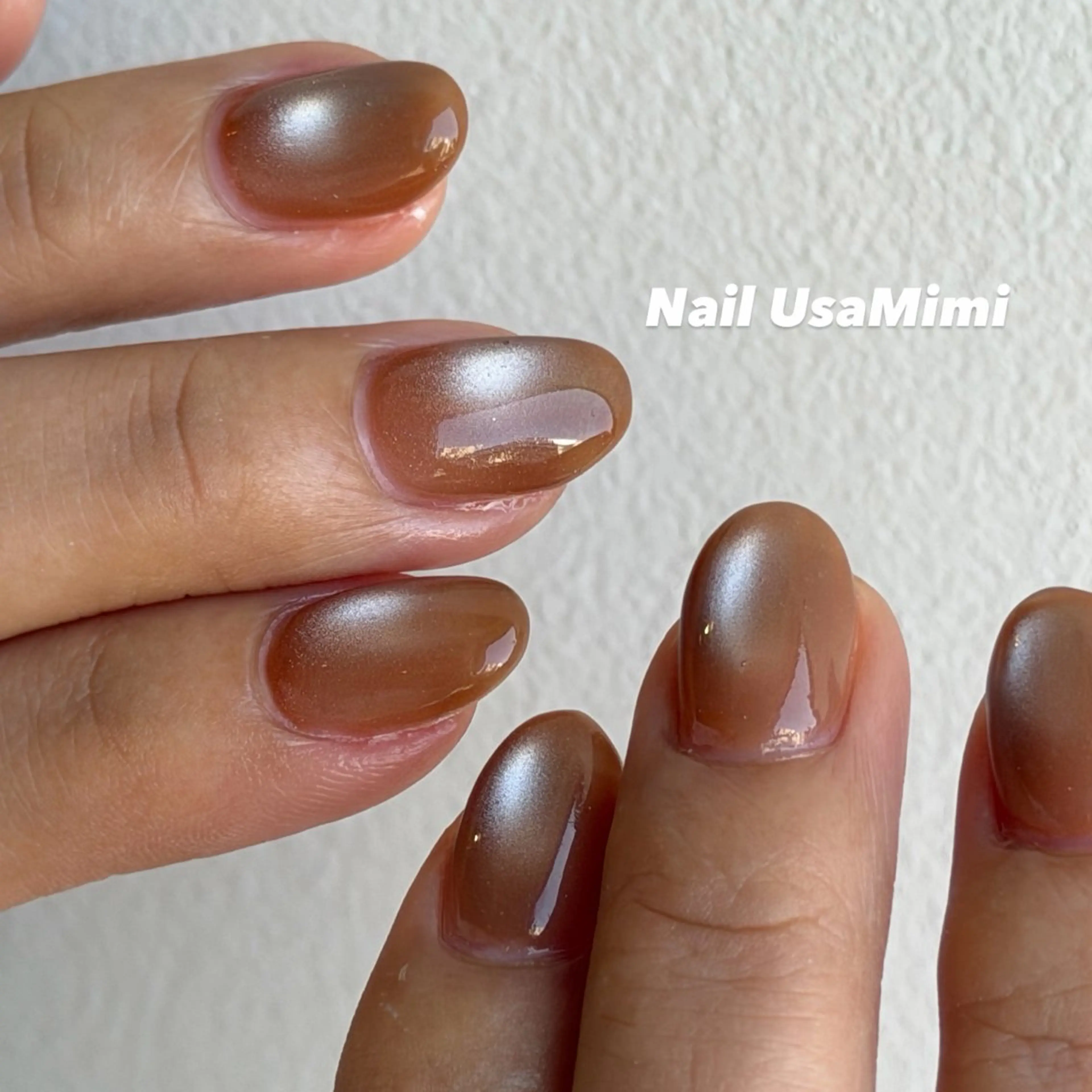 大人気✨マグネットorミラーネイルの写真