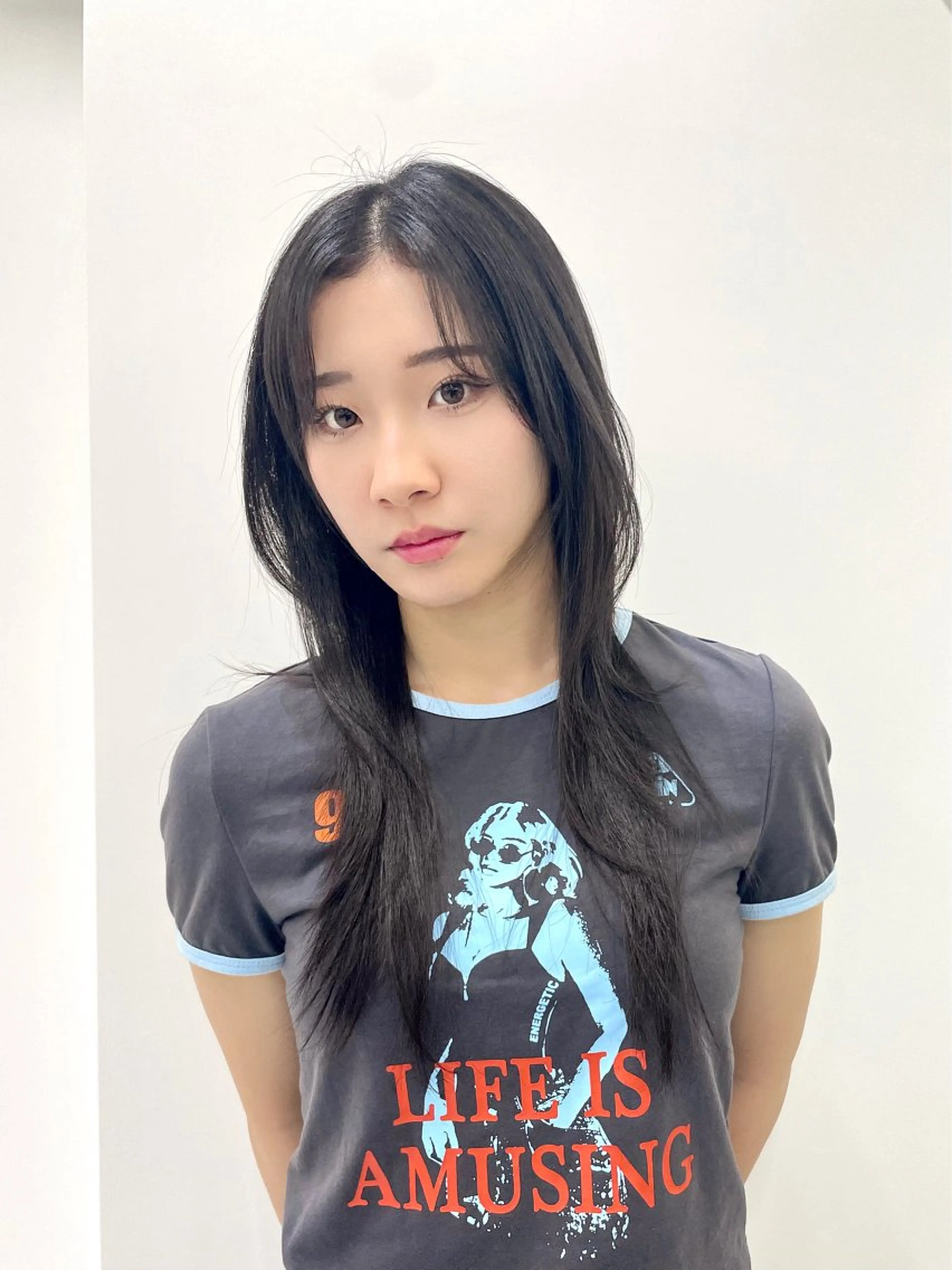 カット 縮毛矯正 トリートメント yu-kaハッシュ カット/韓国レイヤーのヘアスタイル