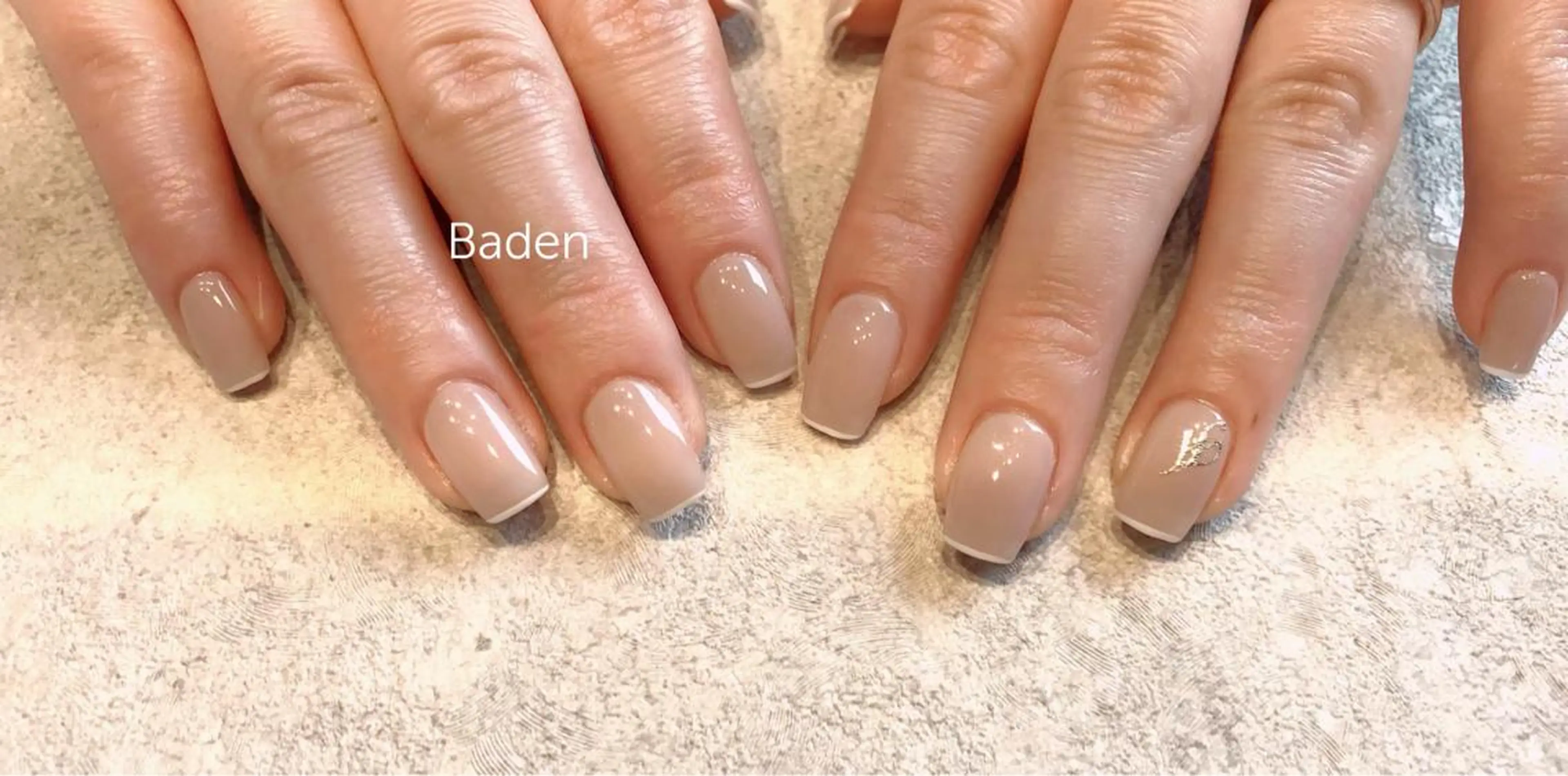 ネイル フレンチネイル ワンカラーネイル ハンドネイル Baden Nail ﾊﾞ-ﾃﾞﾝ ﾈｲﾙのネイルデザイン