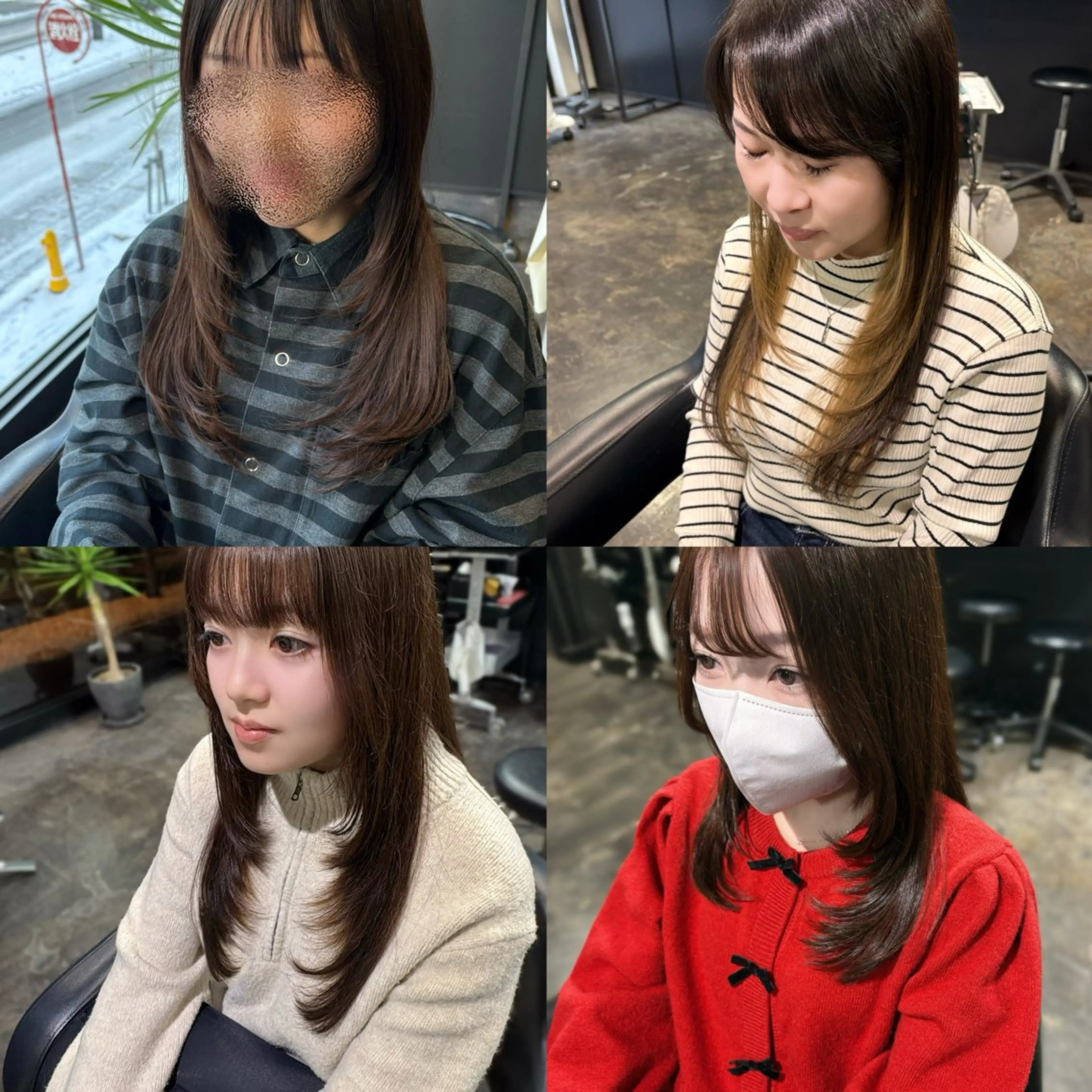 セミロング レイヤーカット カット ユイカ🐮暖色カラー / 再現スタイルのヘアスタイル