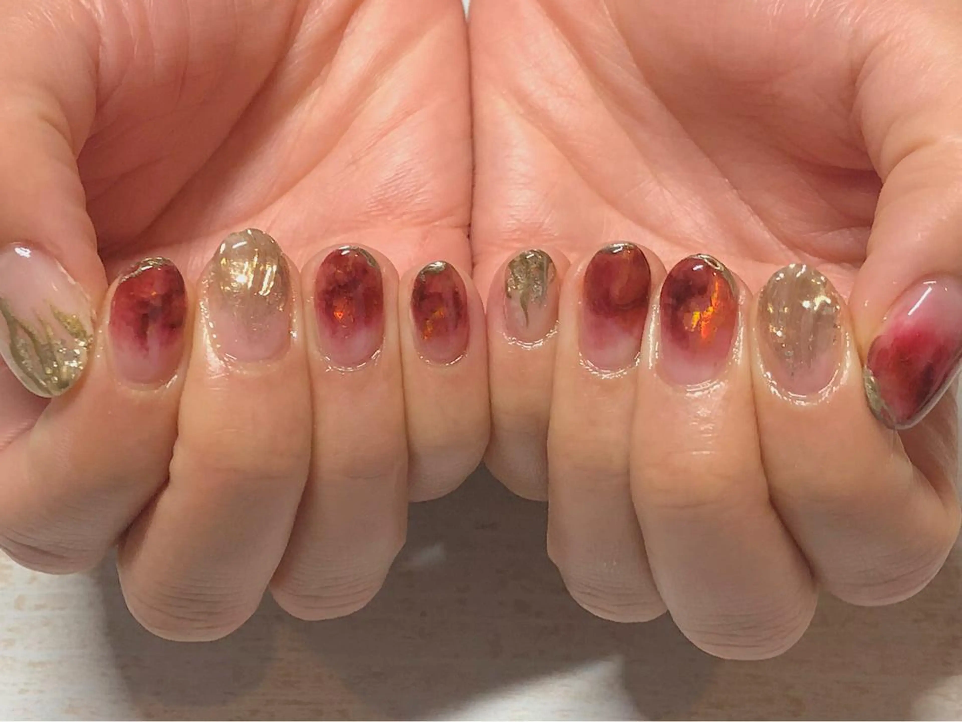 ネイル 𖡼 yumenoのネイルデザイン