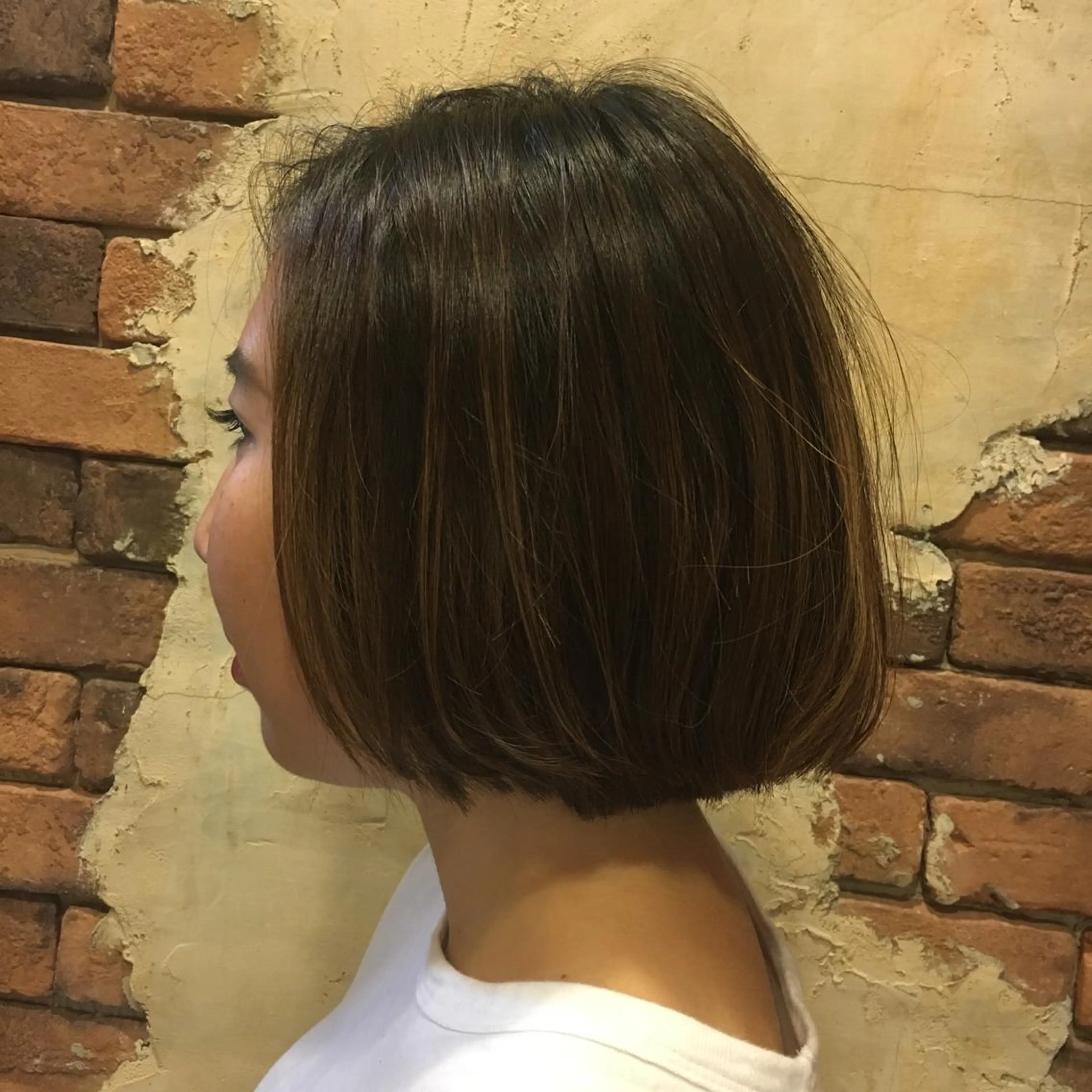 ミディアム カラー パーマ ミディアムパーマ ボブ 込山 瑞帆のその他イメージ