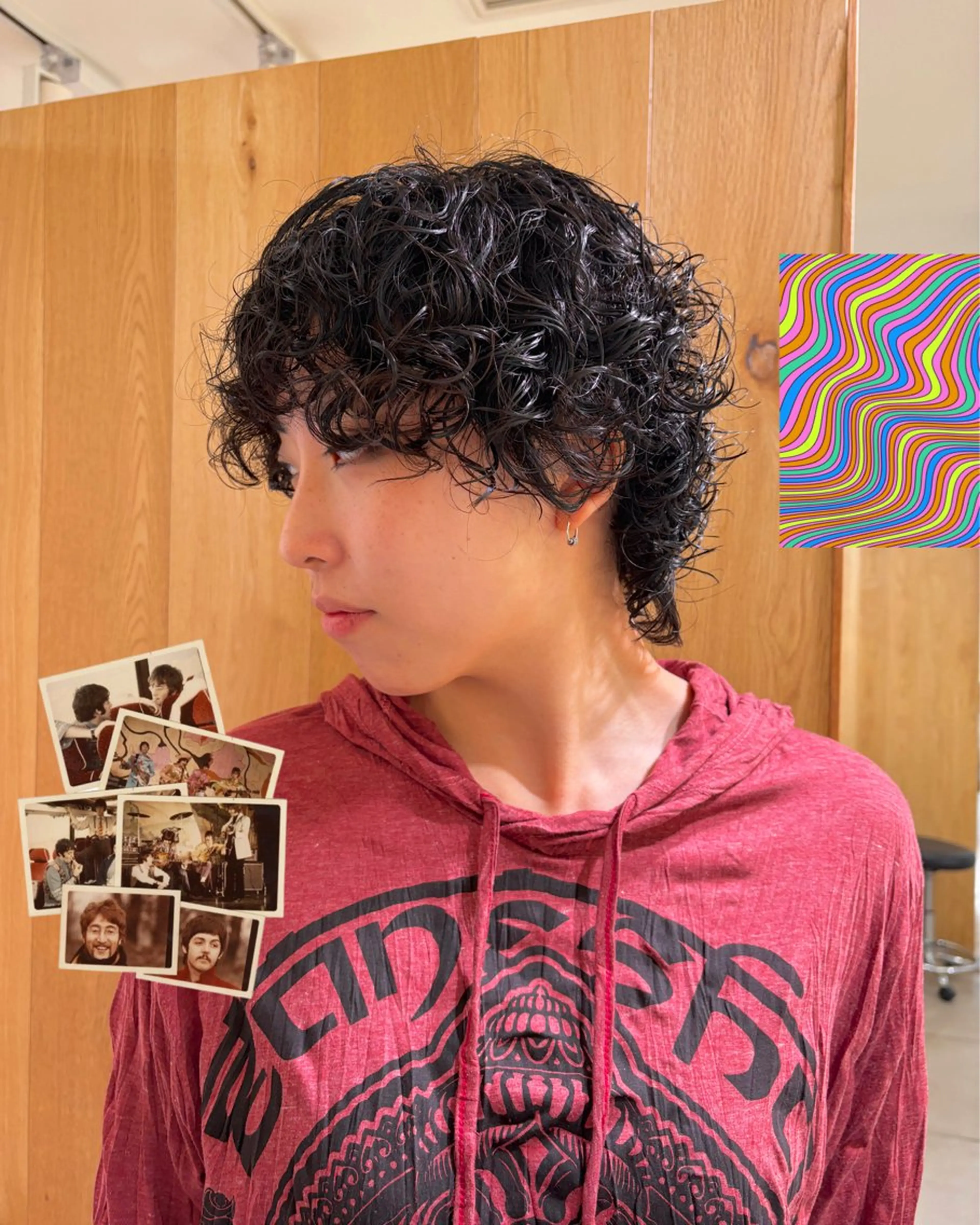 ショート パーマ ショートヘア ウルフカット hollo原宿所属・パーマ/ハイトーン 🎀Rumiのヘアスタイル