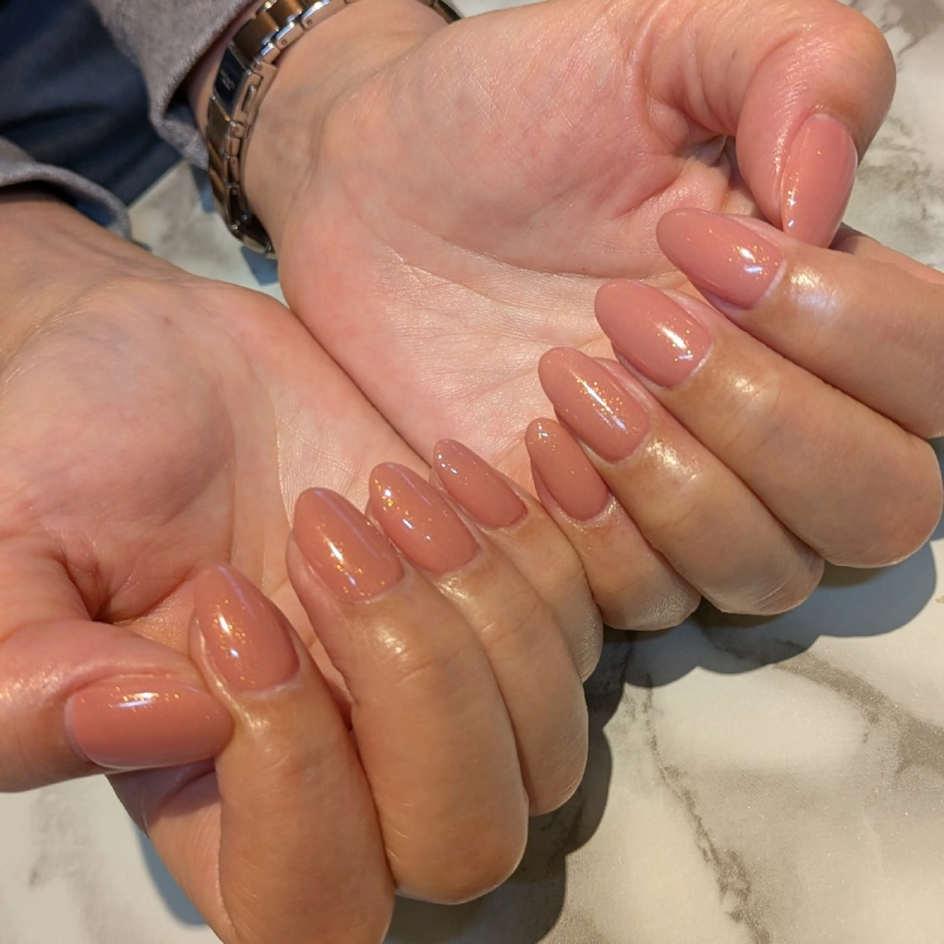 ネイル ワンカラーネイル ジェヌインネイル 河内のネイルデザイン