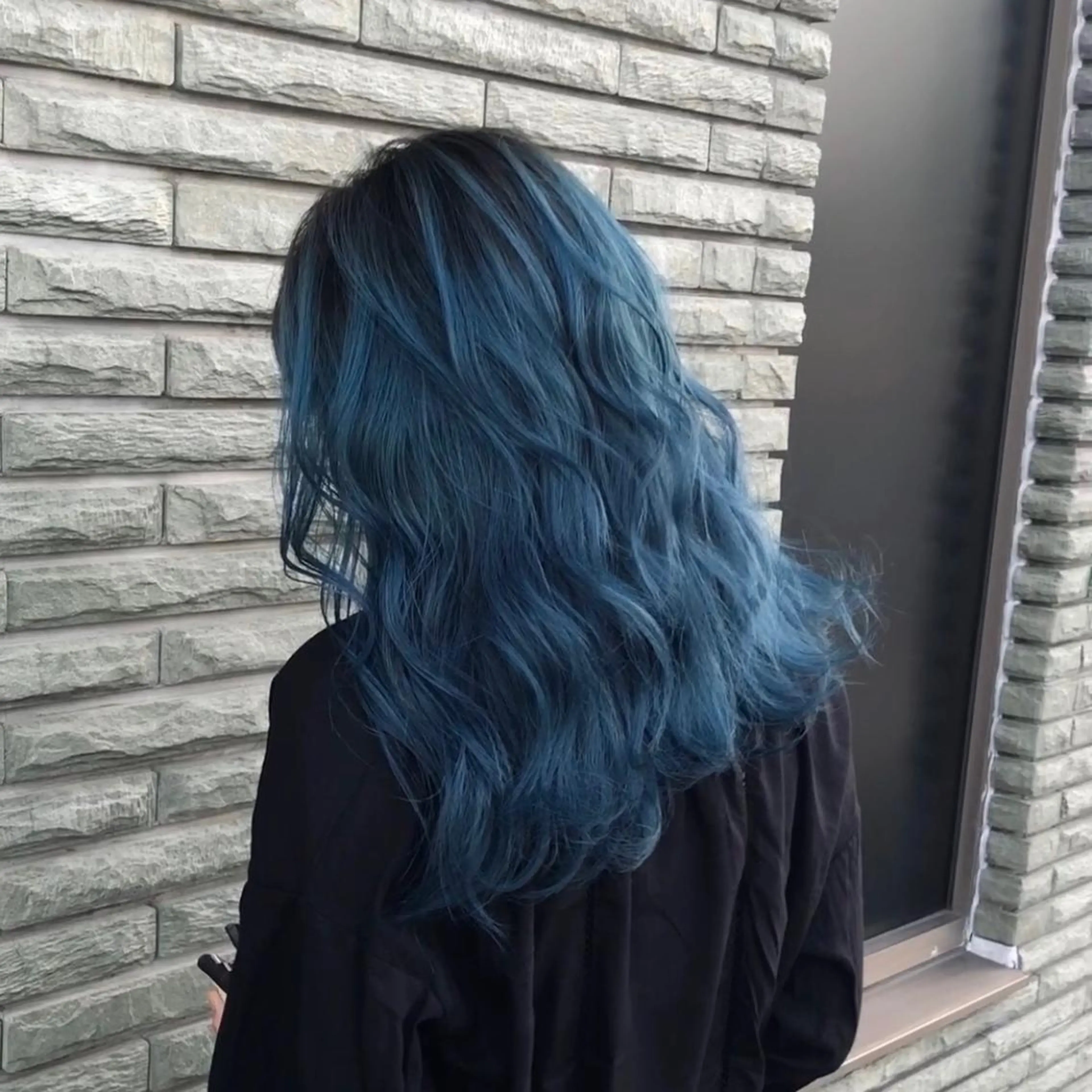 セミロング カラー ヘアアレンジ バレイヤージュ デザインカラー ハイライトカラー 外国人風カラー ハイライト アンドウ ユウ/ レイヤーカット/韓国のヘアスタイル