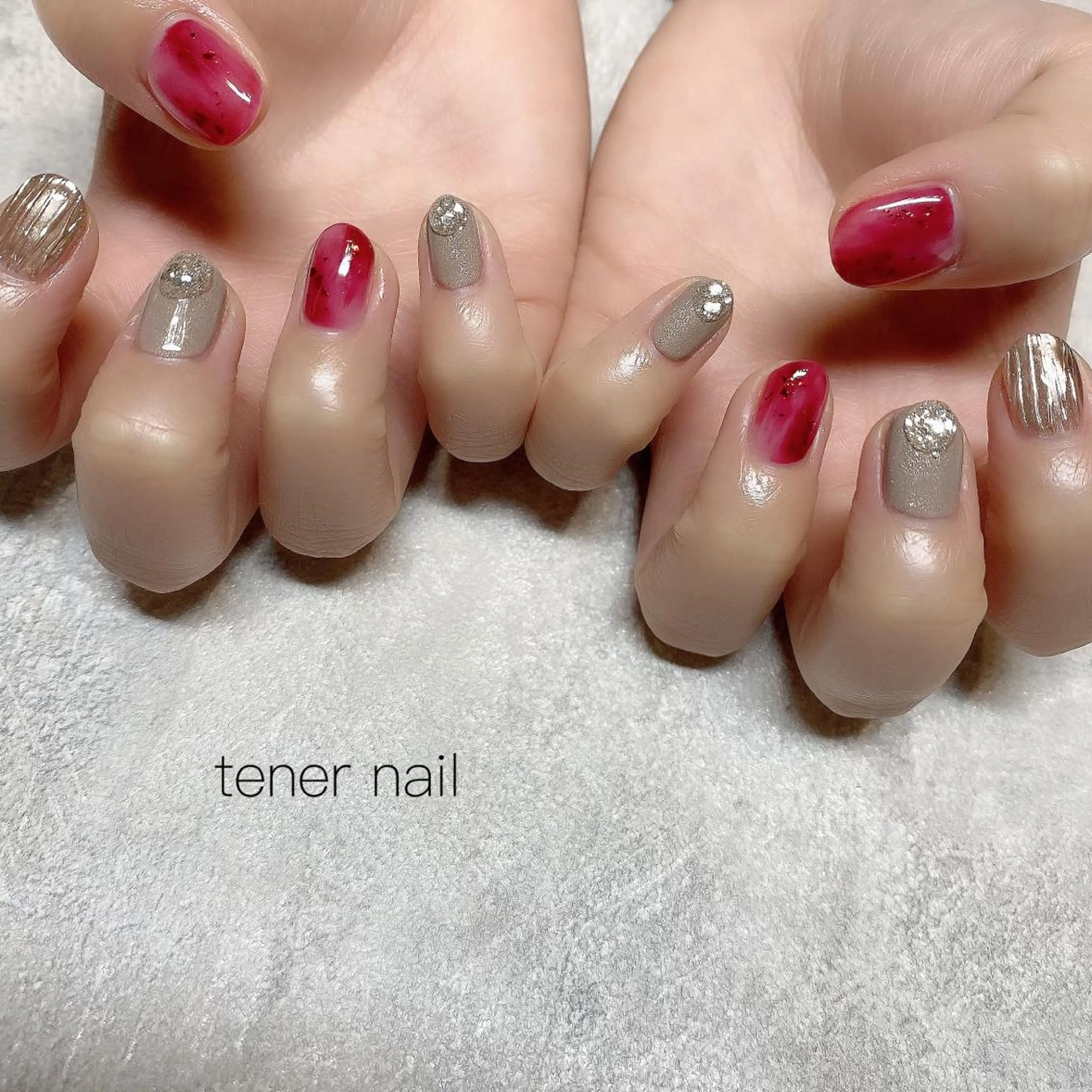 ネイル べっ甲ネイル tener  nail  テネルネイル所属・テネルネイル tener nailのネイルデザイン