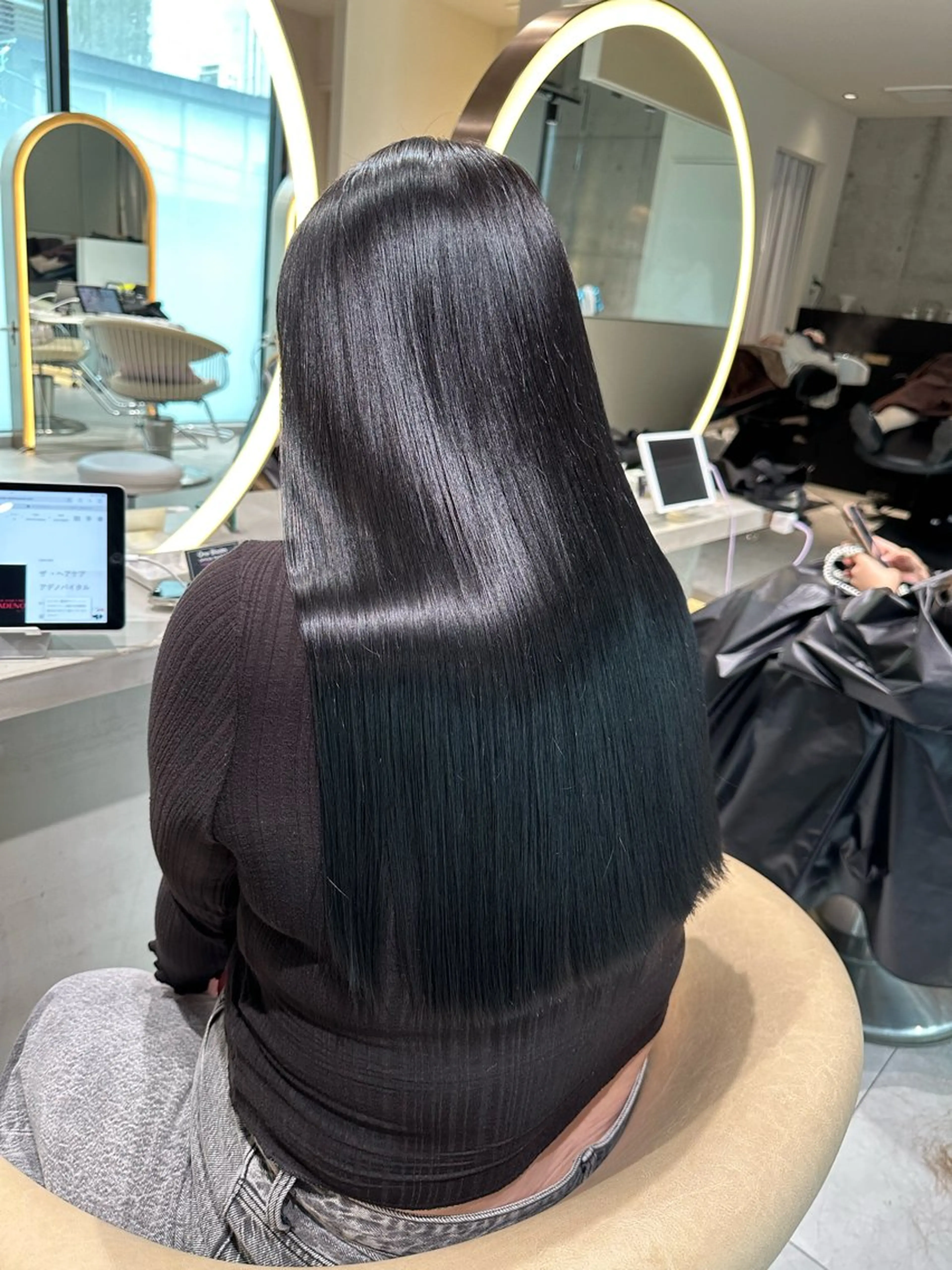 ロング カット 縮毛矯正 トリートメント 《髪質改善✖️オリー ブ🧸》小嶋拓也のヘアスタイル