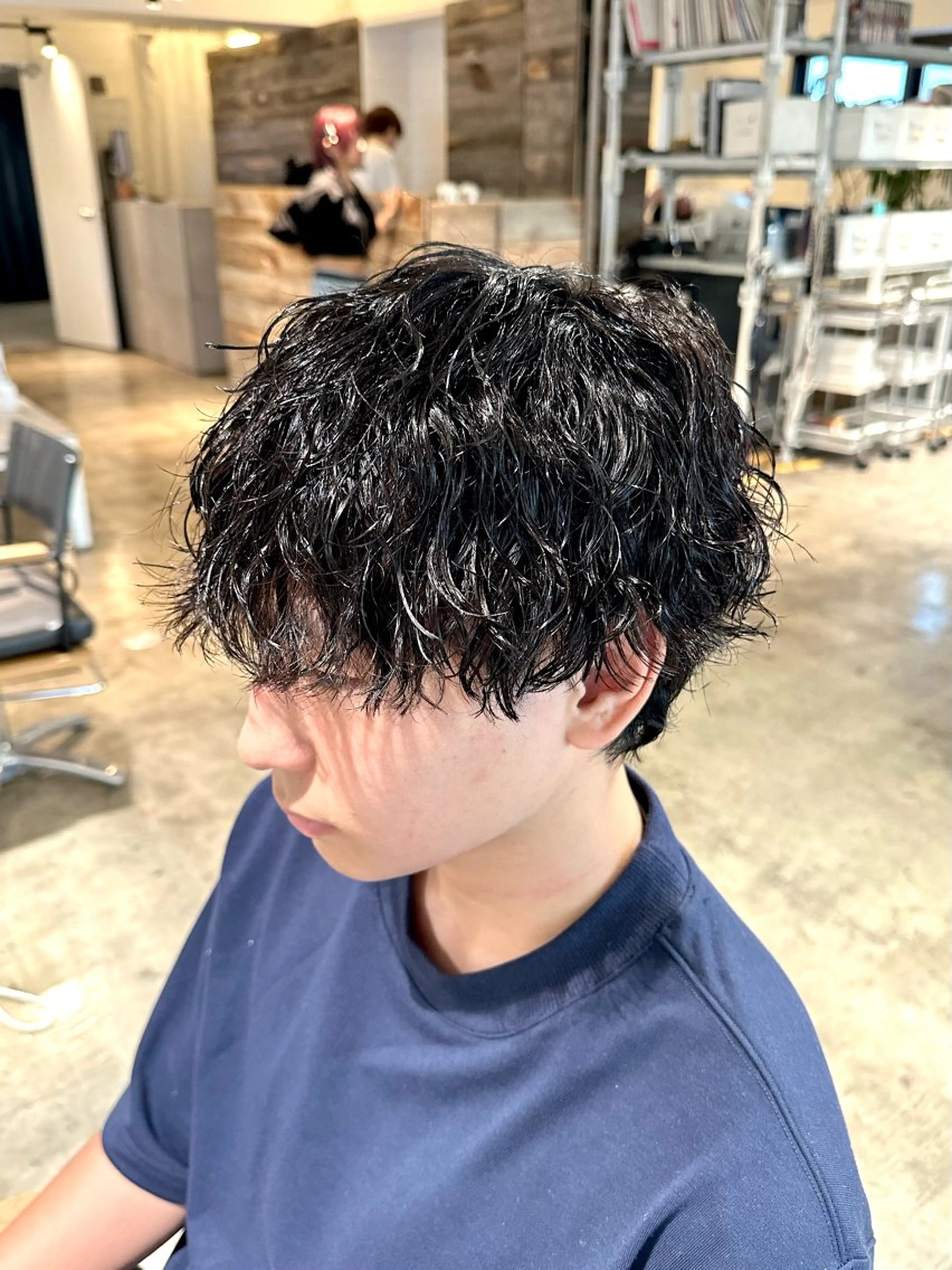 パーマ メンズ マッシュ メンズパーマ ツイストスパイラルパーマ スパイラルパーマ カット パーマ トリートメント 骨格補正施術/メンズ 専門美容師/YUYAのヘアスタイル