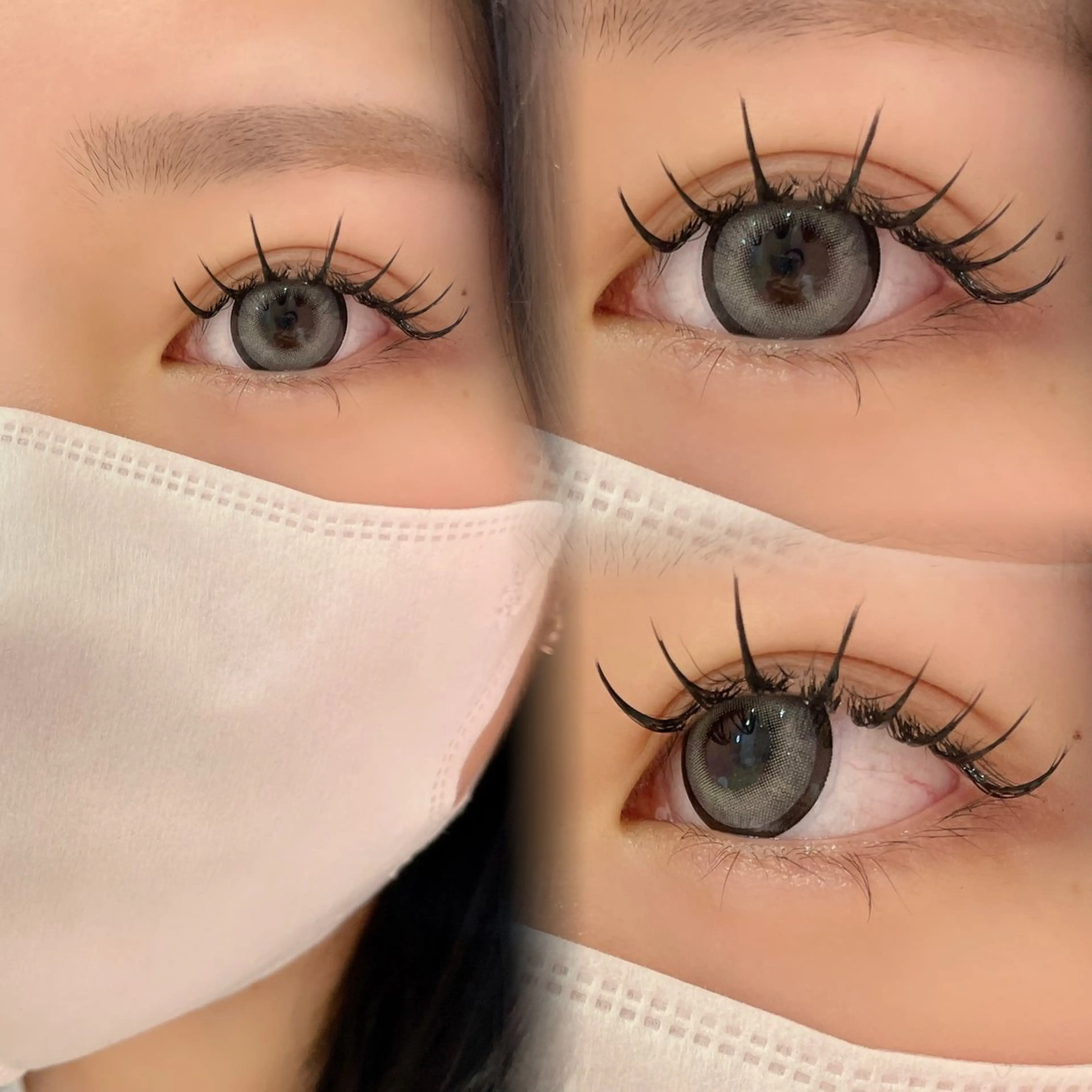 【撮影OKの方限定🩵】3D Lash × LED 🪄ྀི240本(80束)+コーティング仕上げの写真