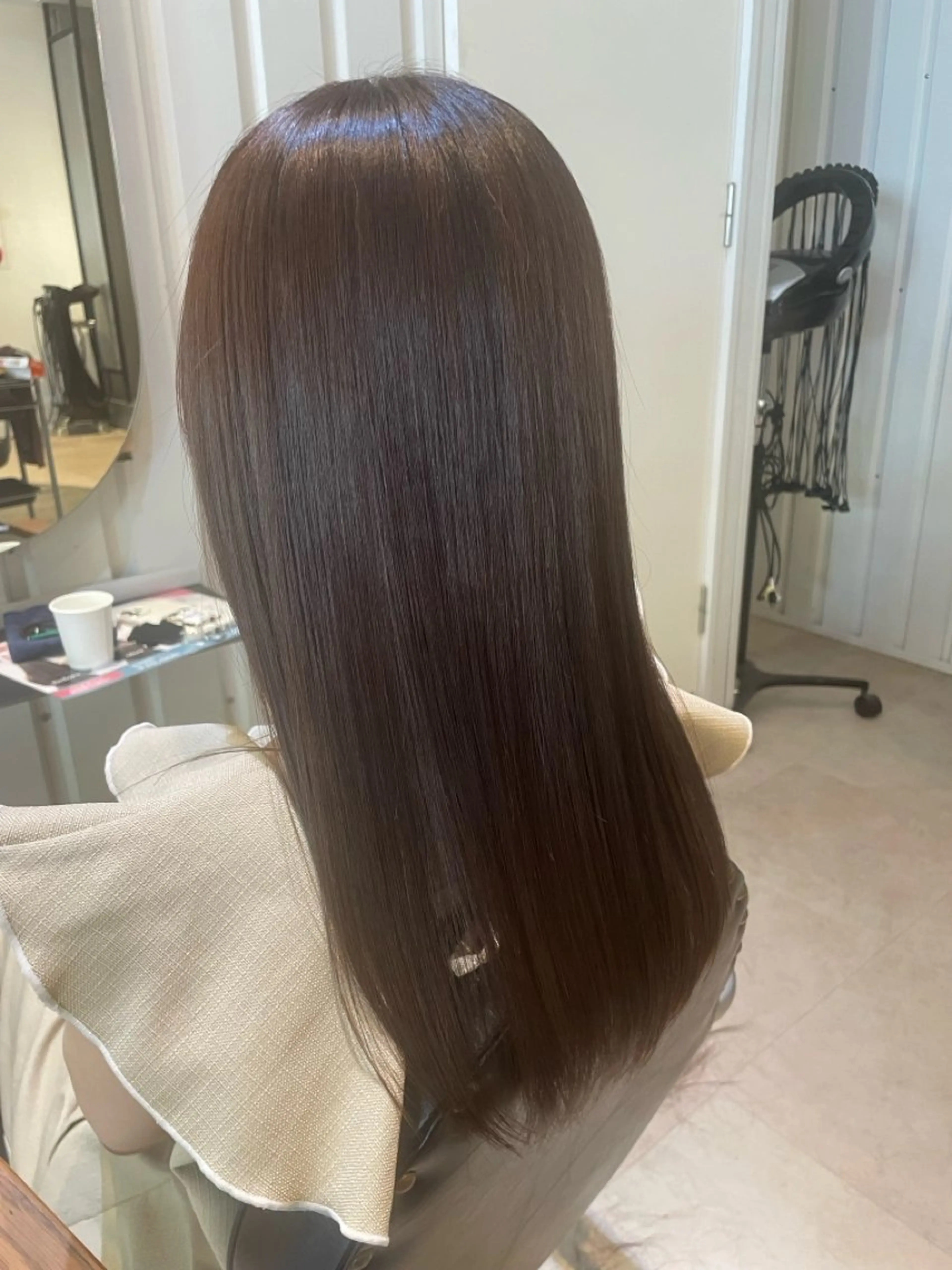 カット 縮毛矯正 トリートメント La fith hair charme 渋谷店【ラフィス ヘアー シャルム】所属・💛ボブ/縮毛/ KURUMI💛のヘアスタイル