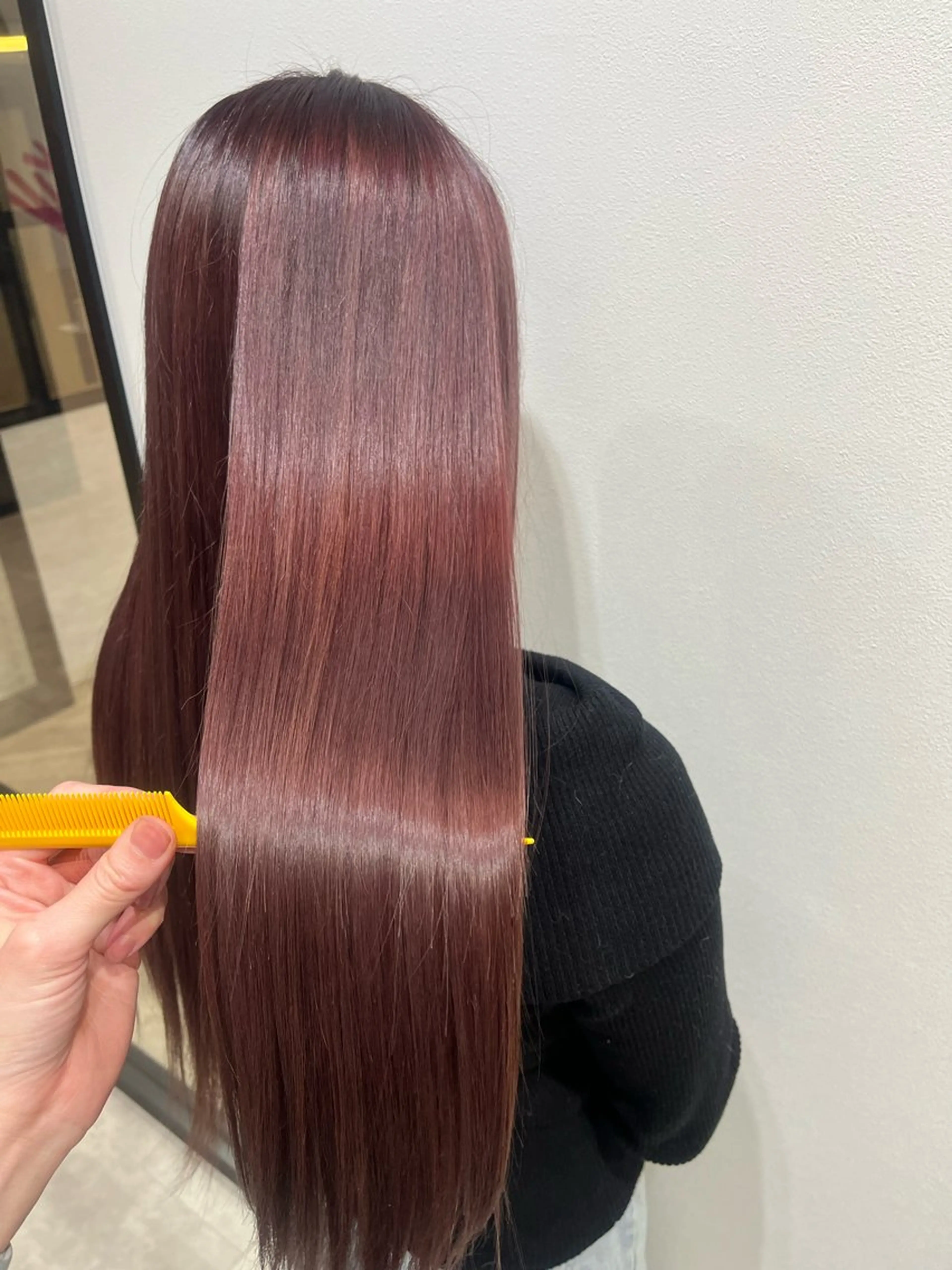 ロング カラー ピンクカラー バイオレットカラー カット ヘアカラー トリートメント 🫧ぷる艶カラー🫧 Yuubi🦩のヘアスタイル