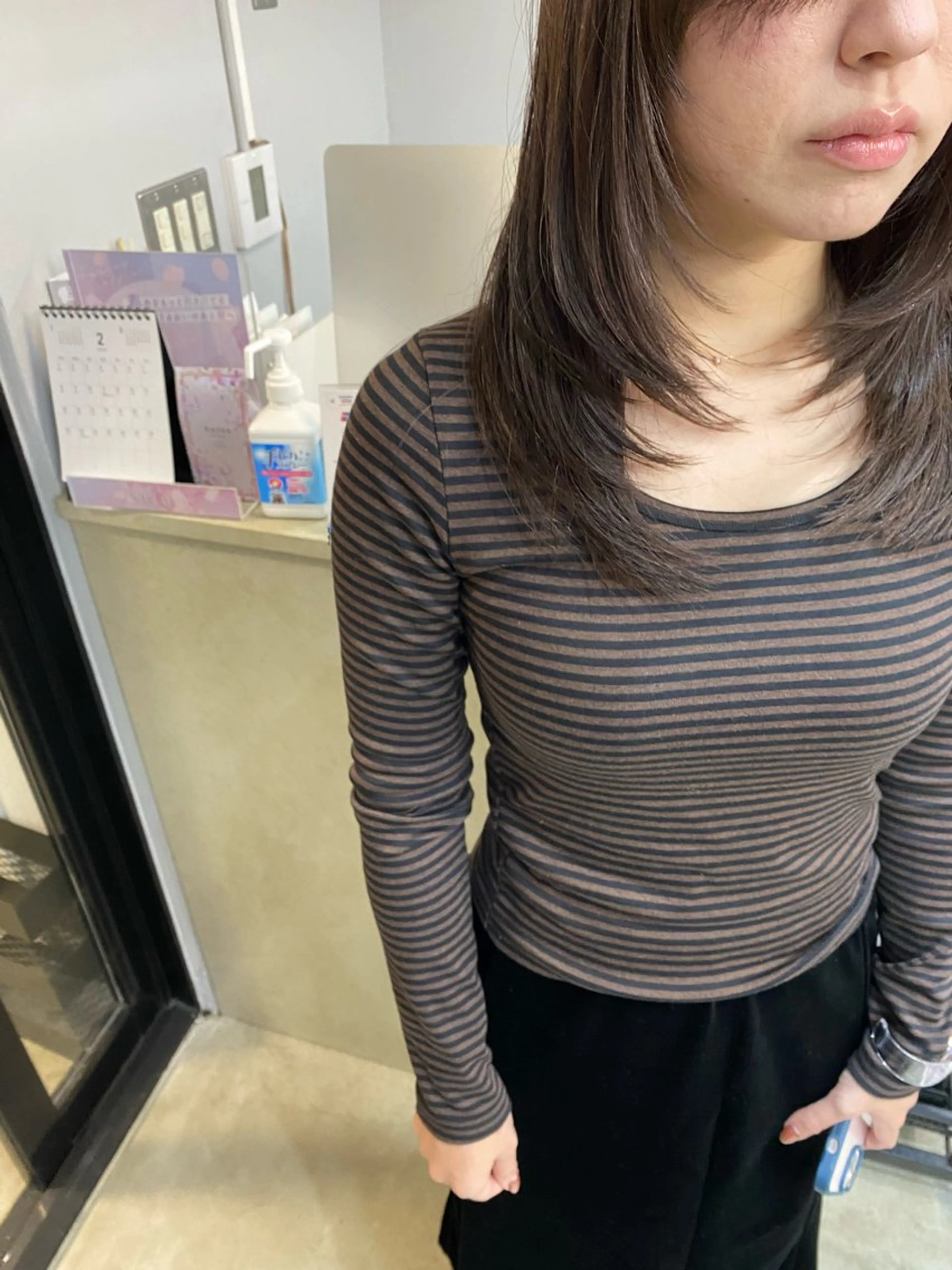 セミロング カラー 韓国風ヘア レイヤーカット カット ヘアカラー トリートメント レイヤー×髪質改善✨ 渋谷/佐藤侑哉のヘアスタイル