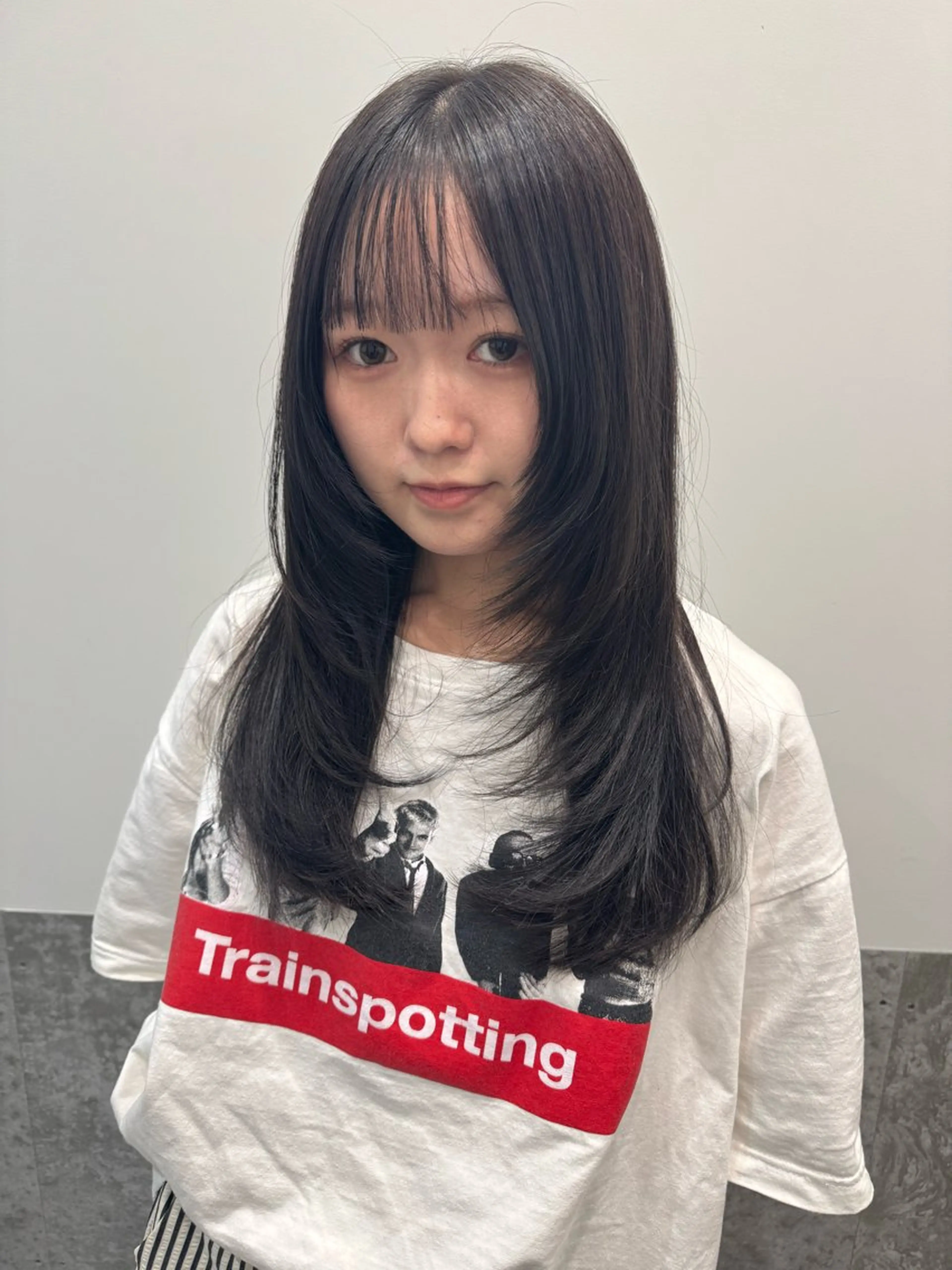 ミディアム カラー レイヤーカット カット ヘアカラー センスをお届けします 大谷将生INFPのヘアスタイル